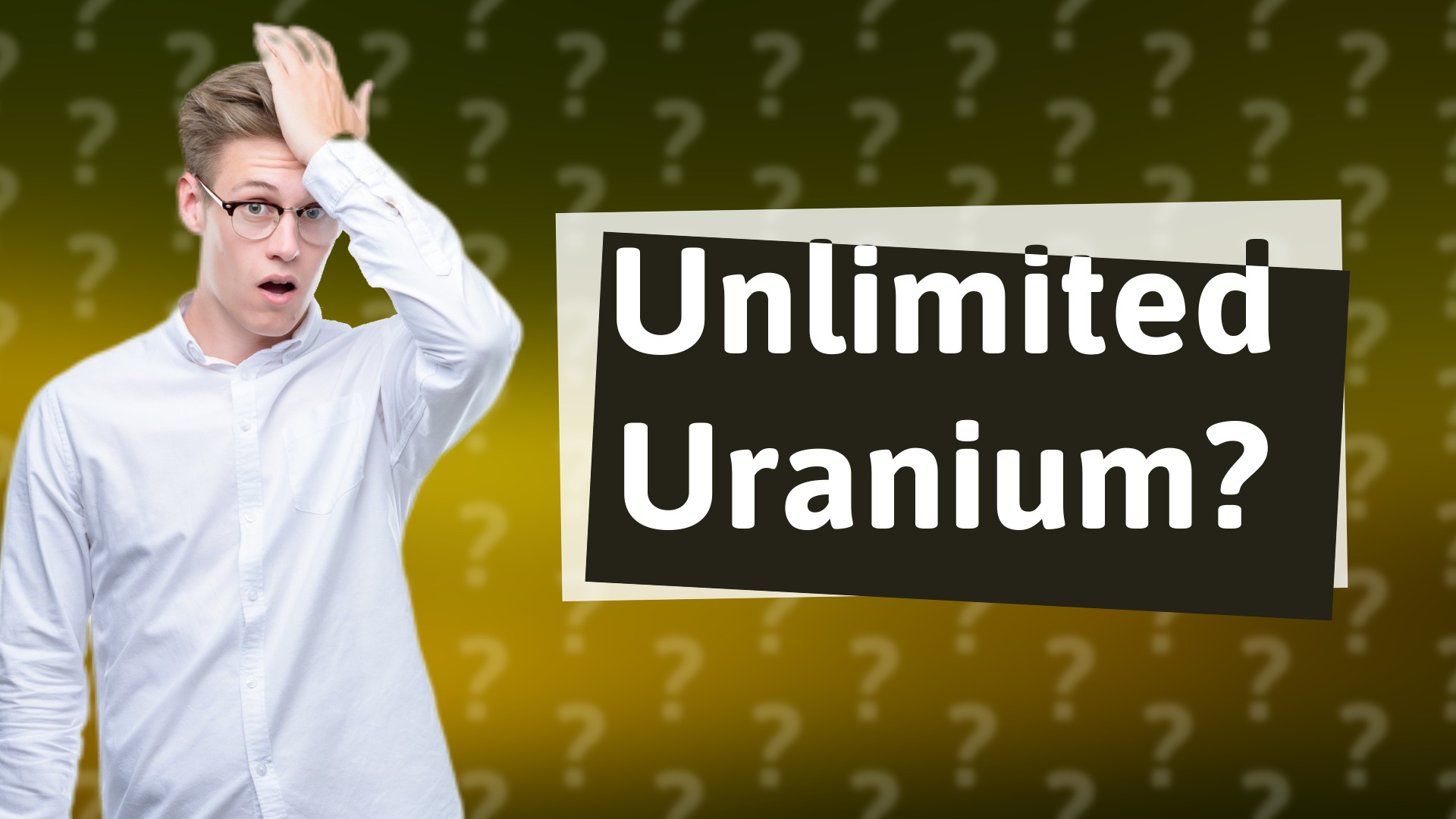 Unlimited Uranium?