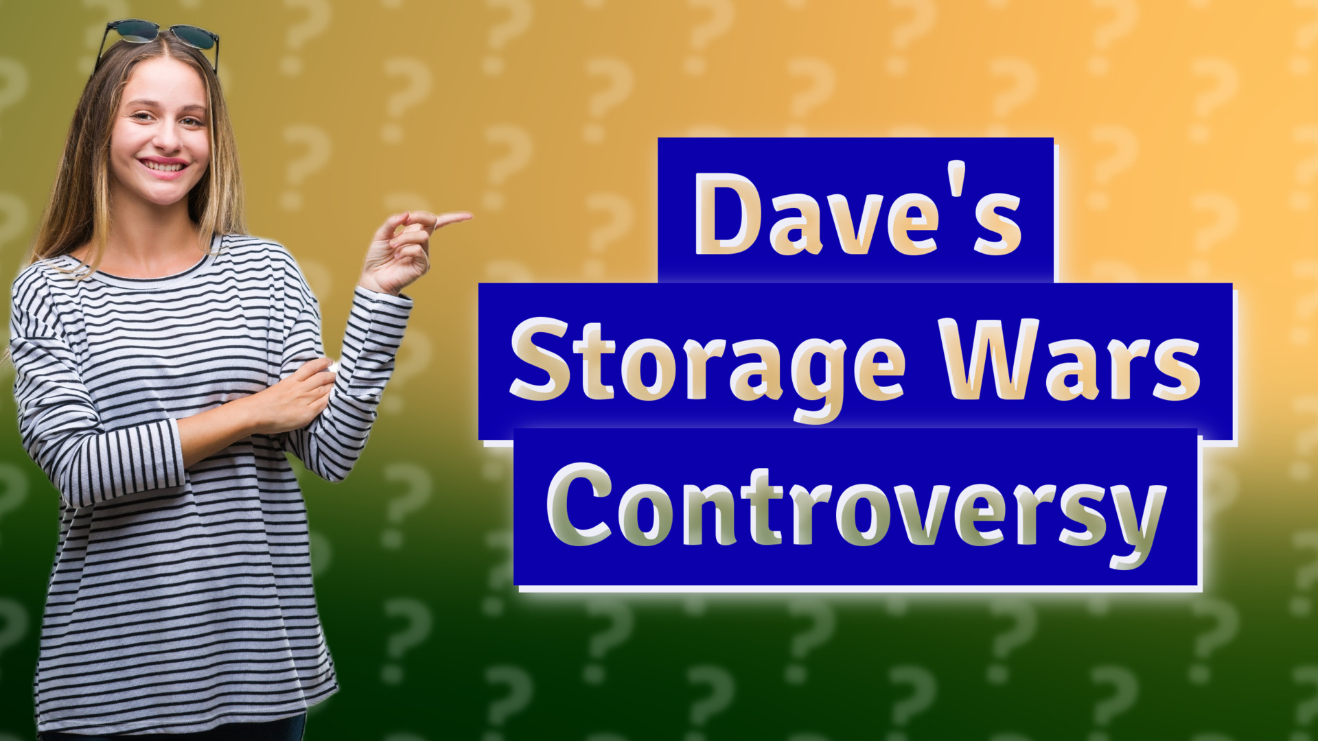 Dave's Storage Wars Controversy