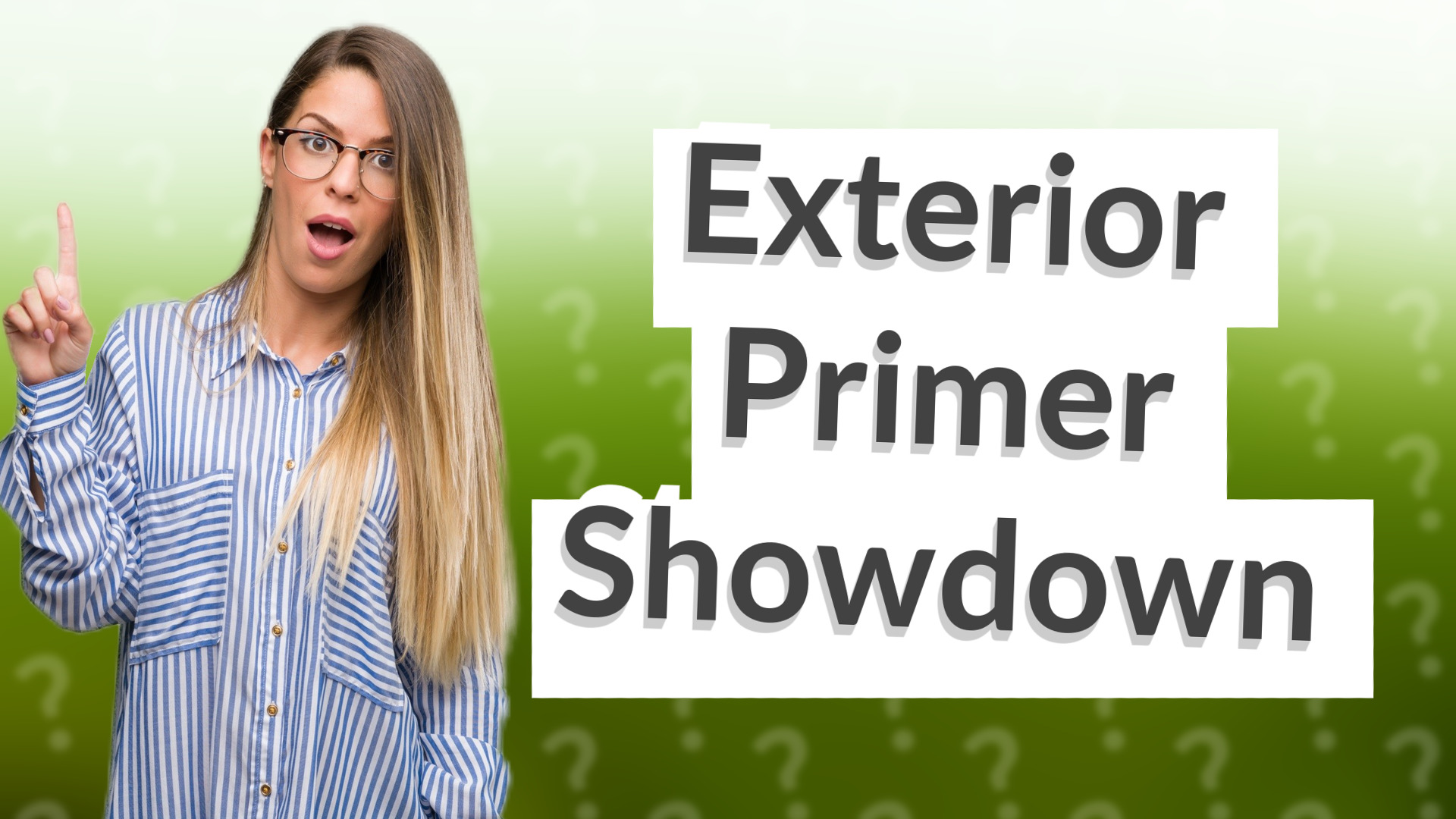 Exterior Primer Showdown