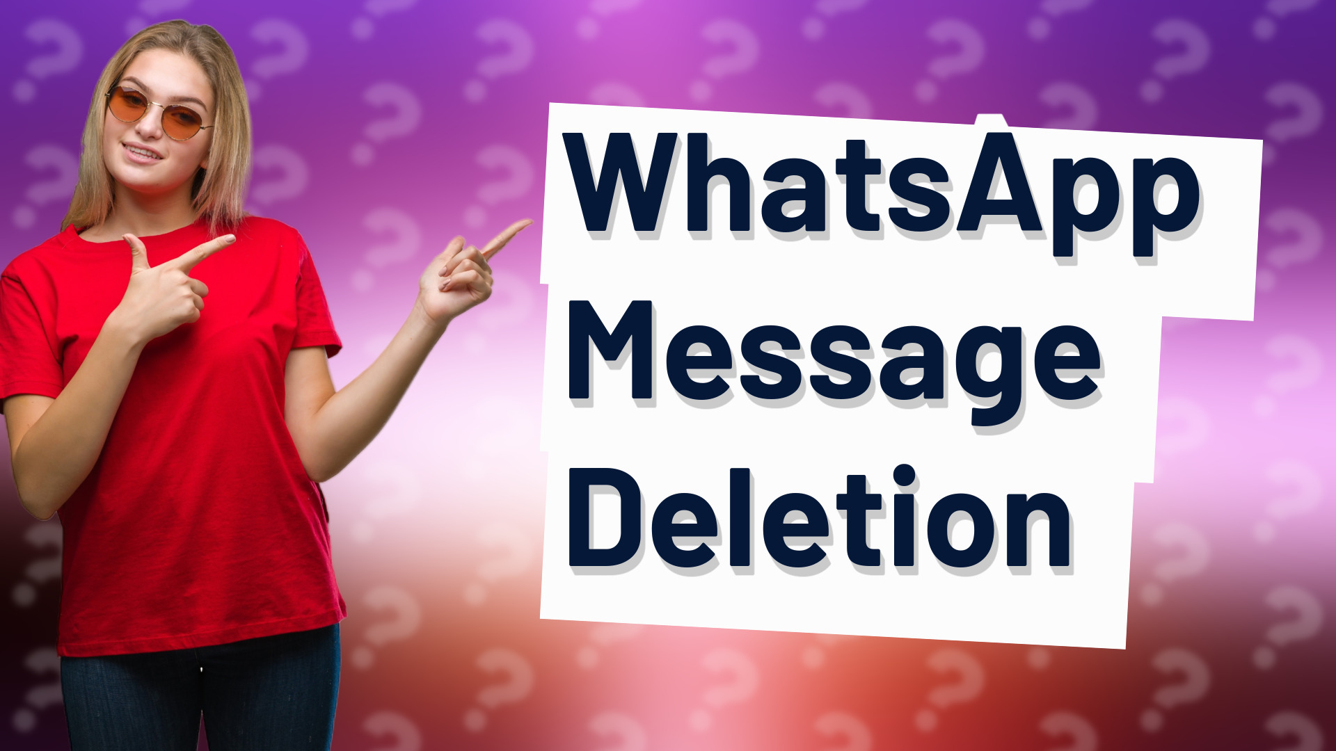WhatsApp Message Deletion