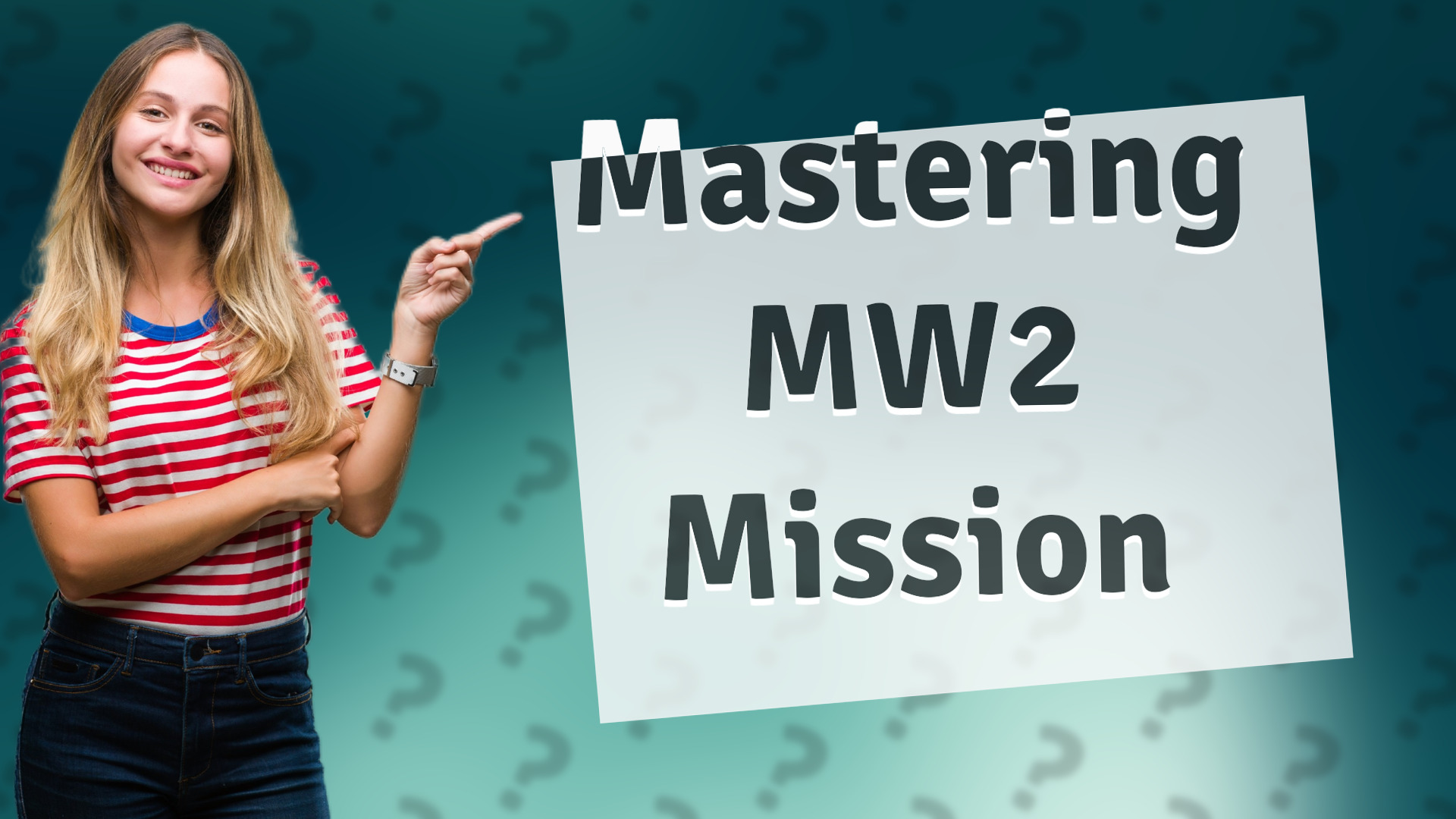 Mastering MW2 Mission