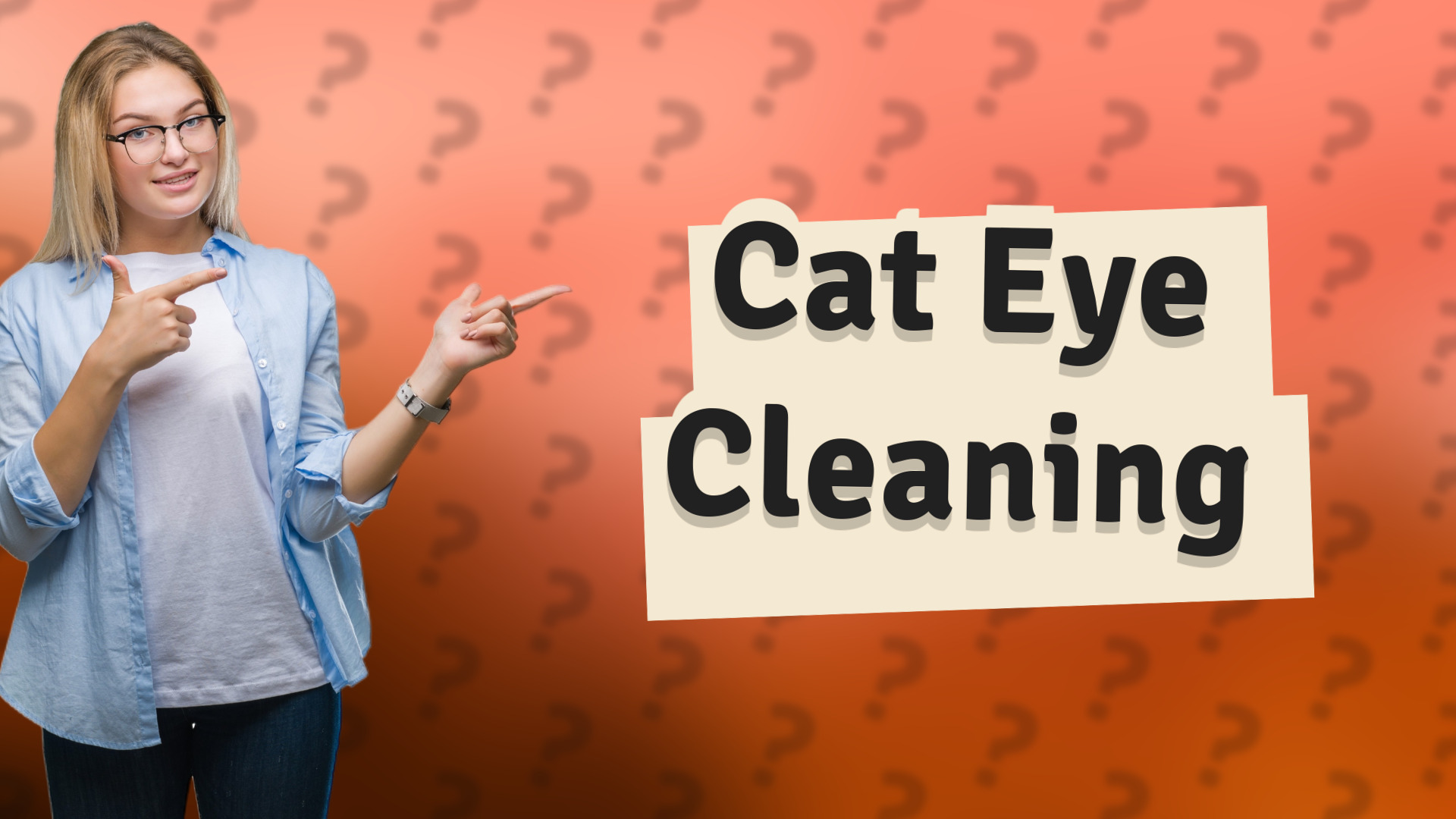 Cat Eye Cleaning