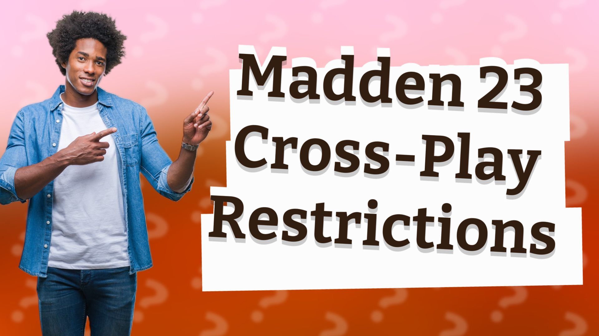 Madden 23 Cross-Play Restrictions