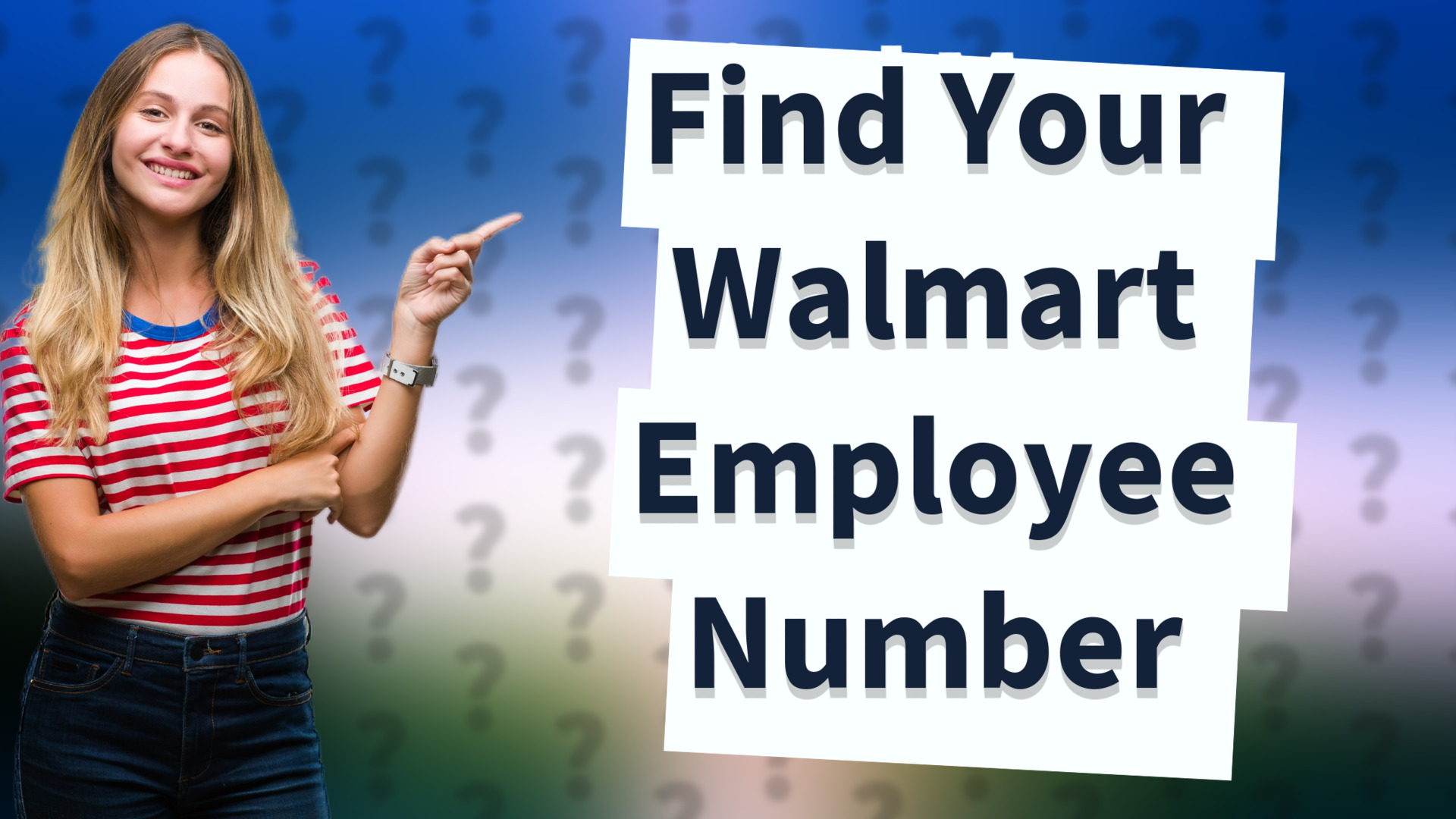 Find Your Walmart Employee Number