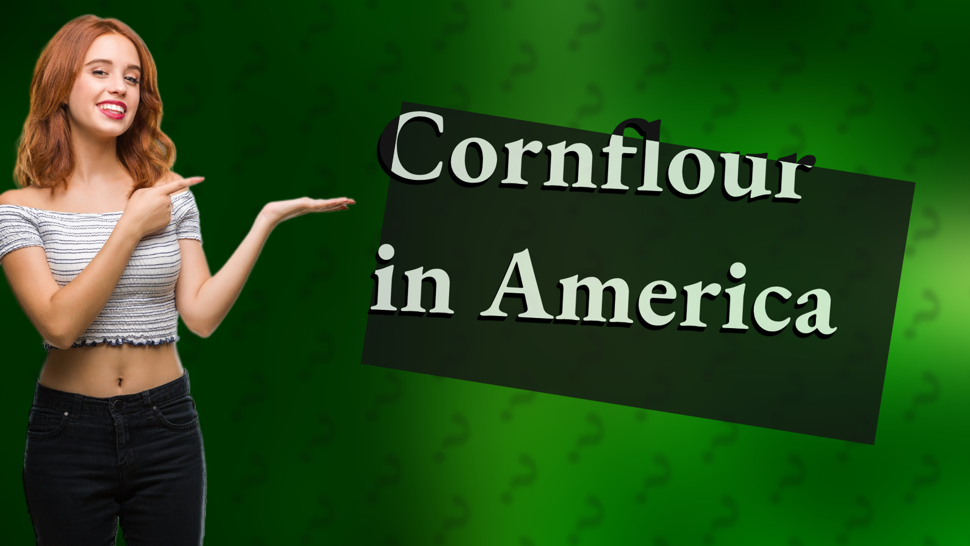 Cornflour in America