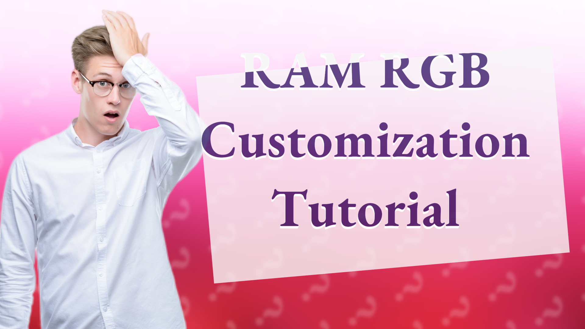 RAM RGB Customization Tutorial