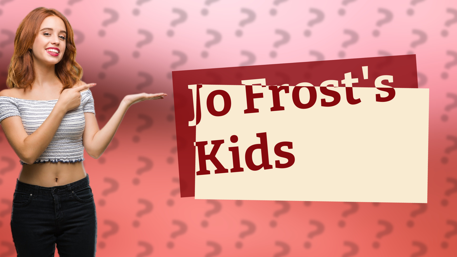 Jo Frost's Kids