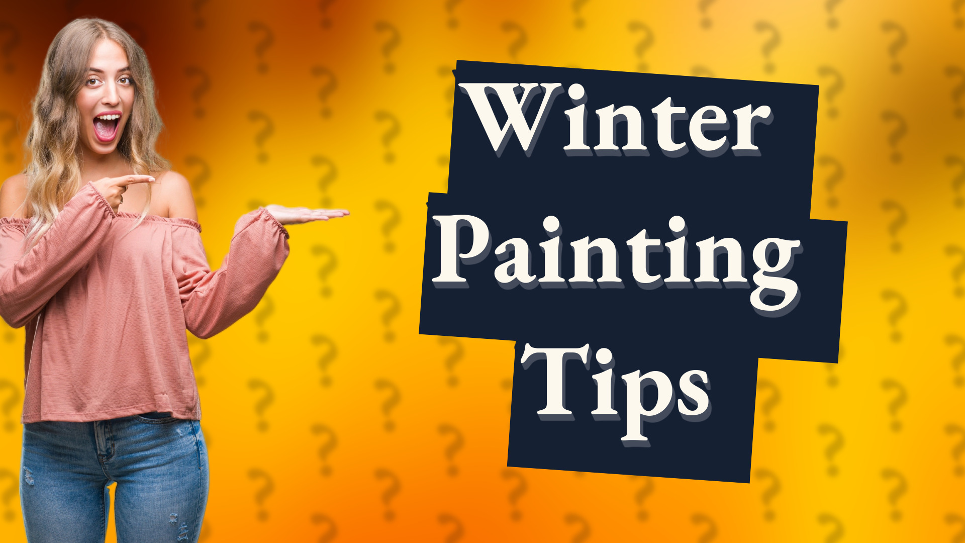 Winter Painting Tips