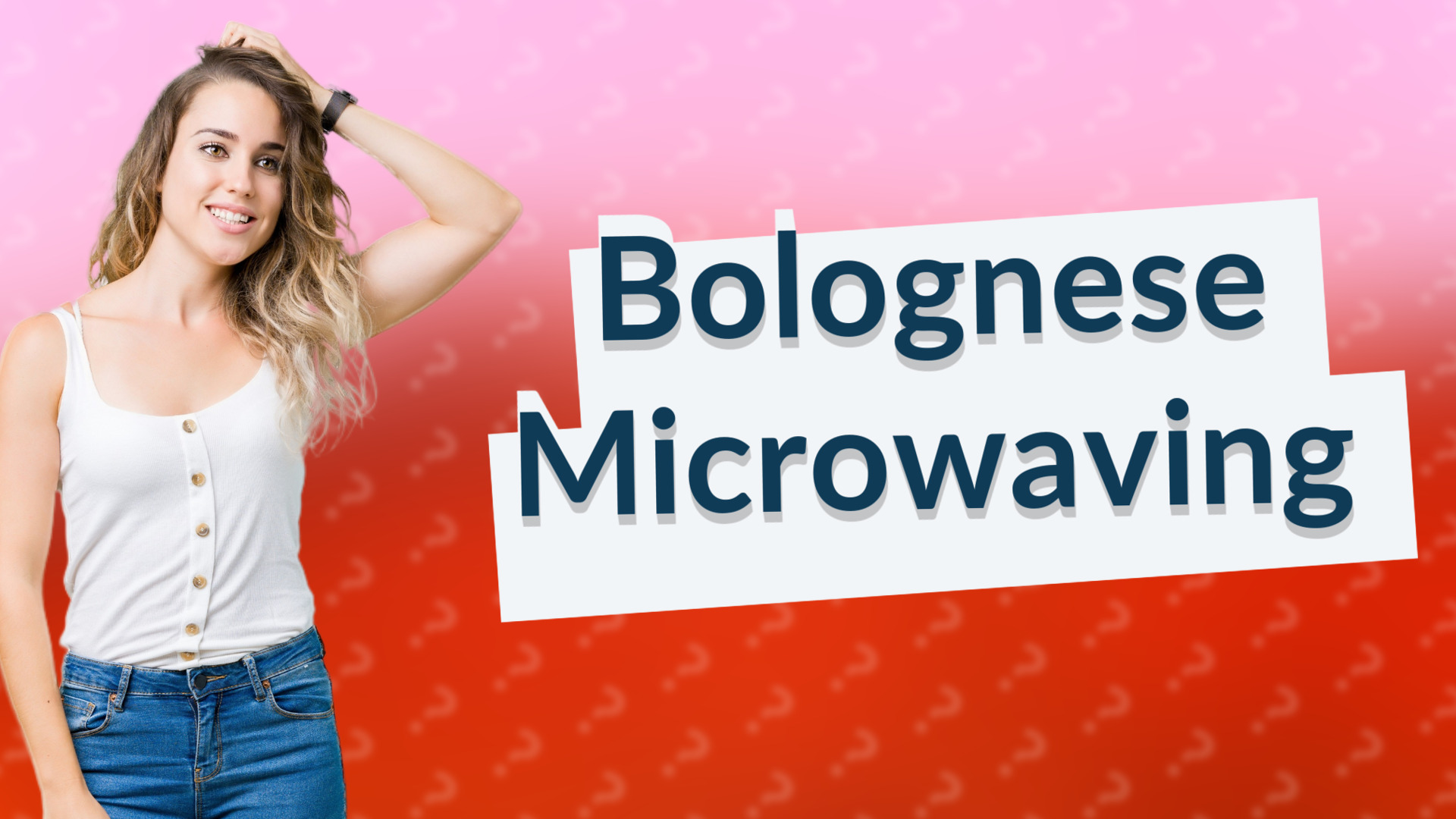 Bolognese Microwaving