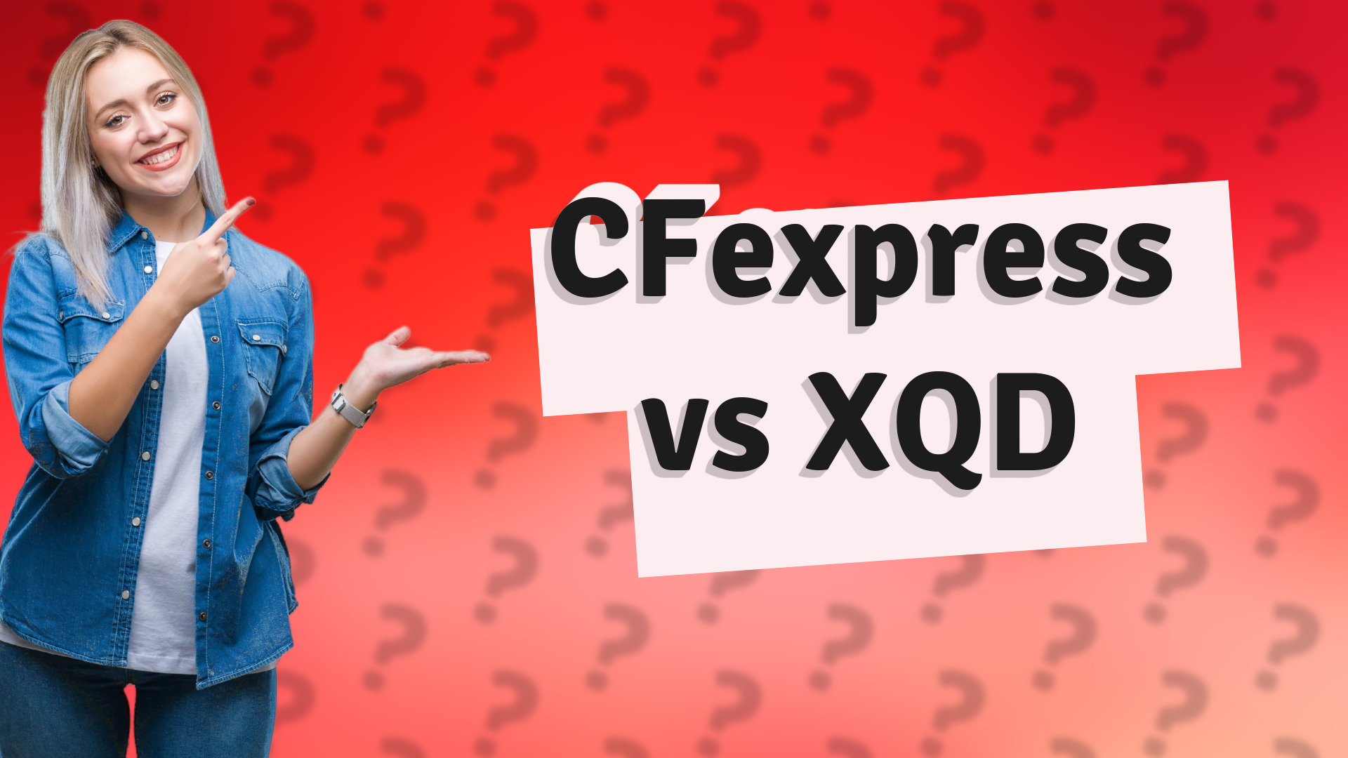 CFexpress vs XQD