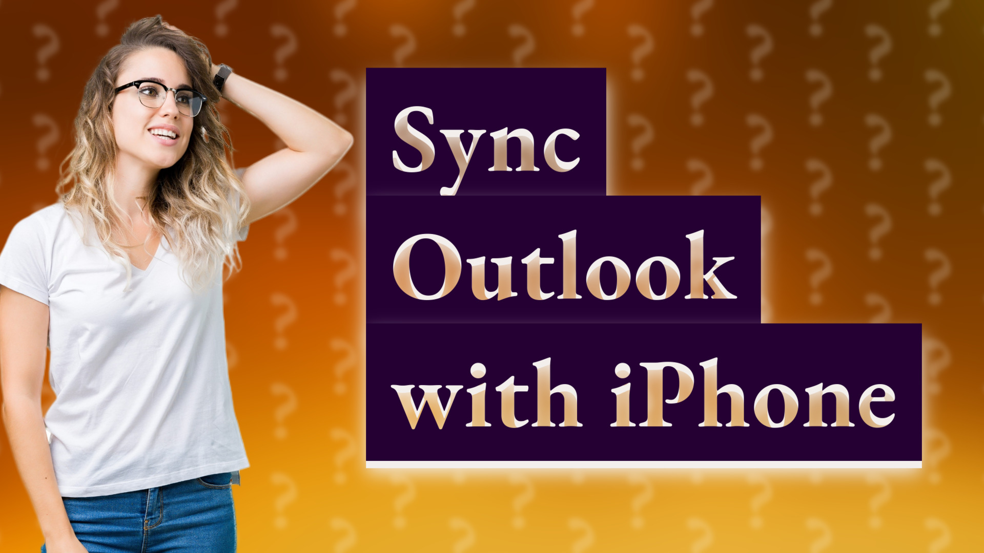 Sync Outlook with iPhone