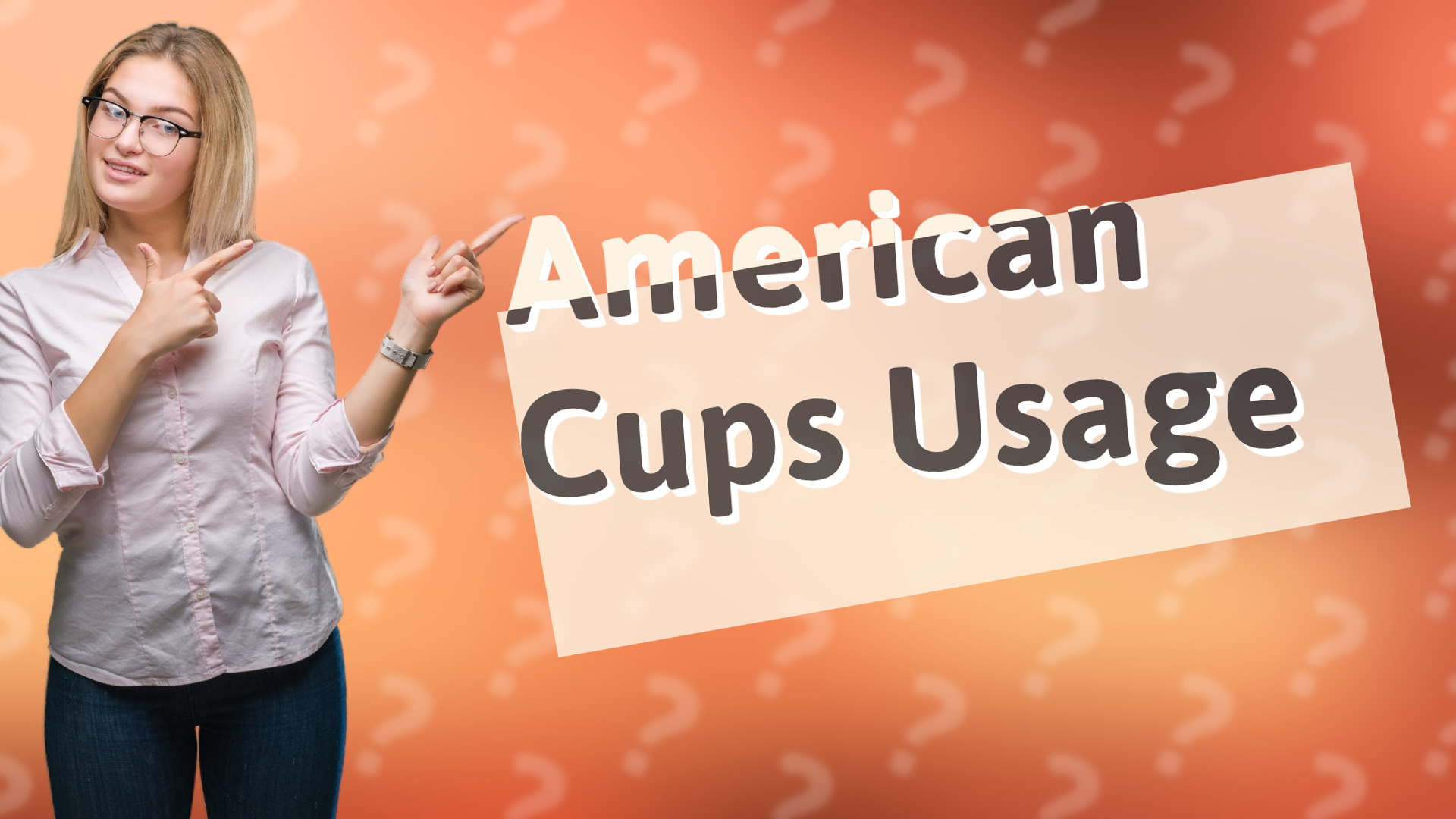 American Cups Usage