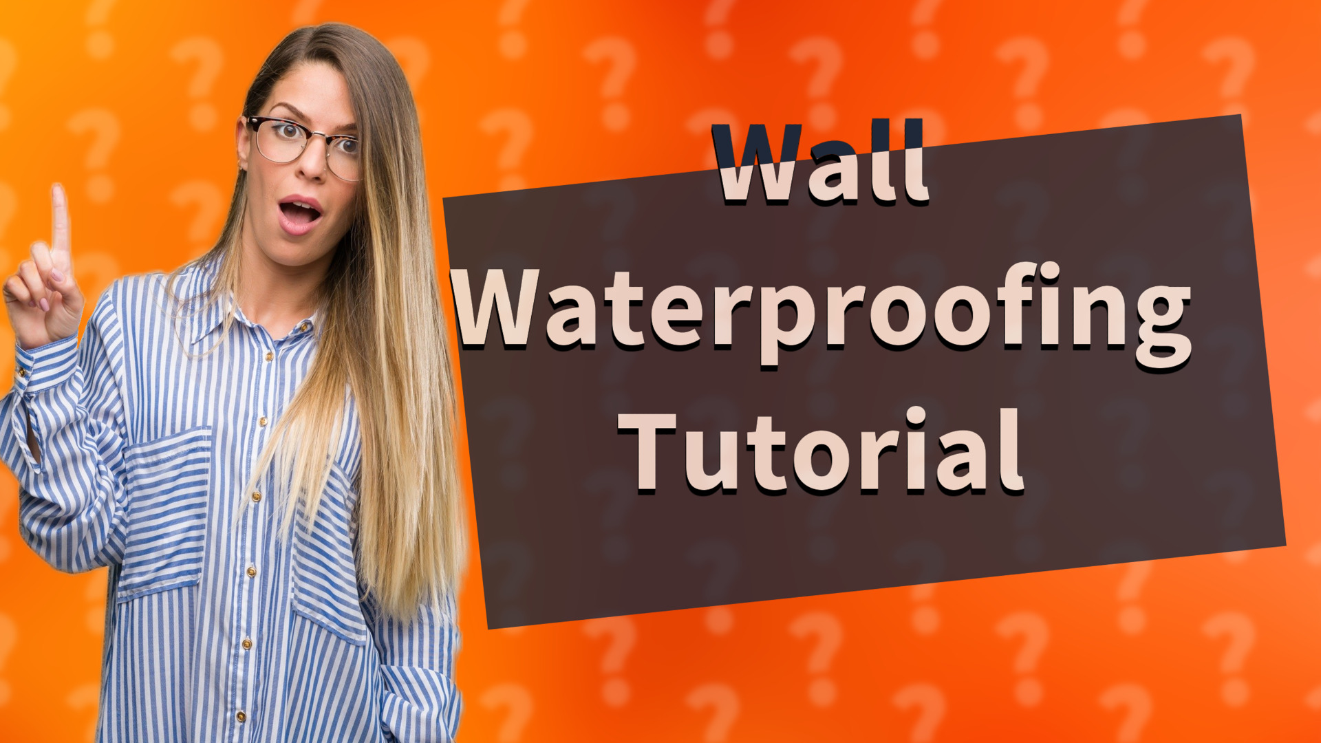 Wall Waterproofing Tutorial