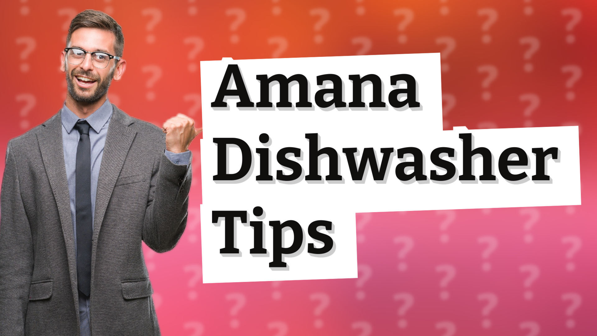 Amana Dishwasher Tips