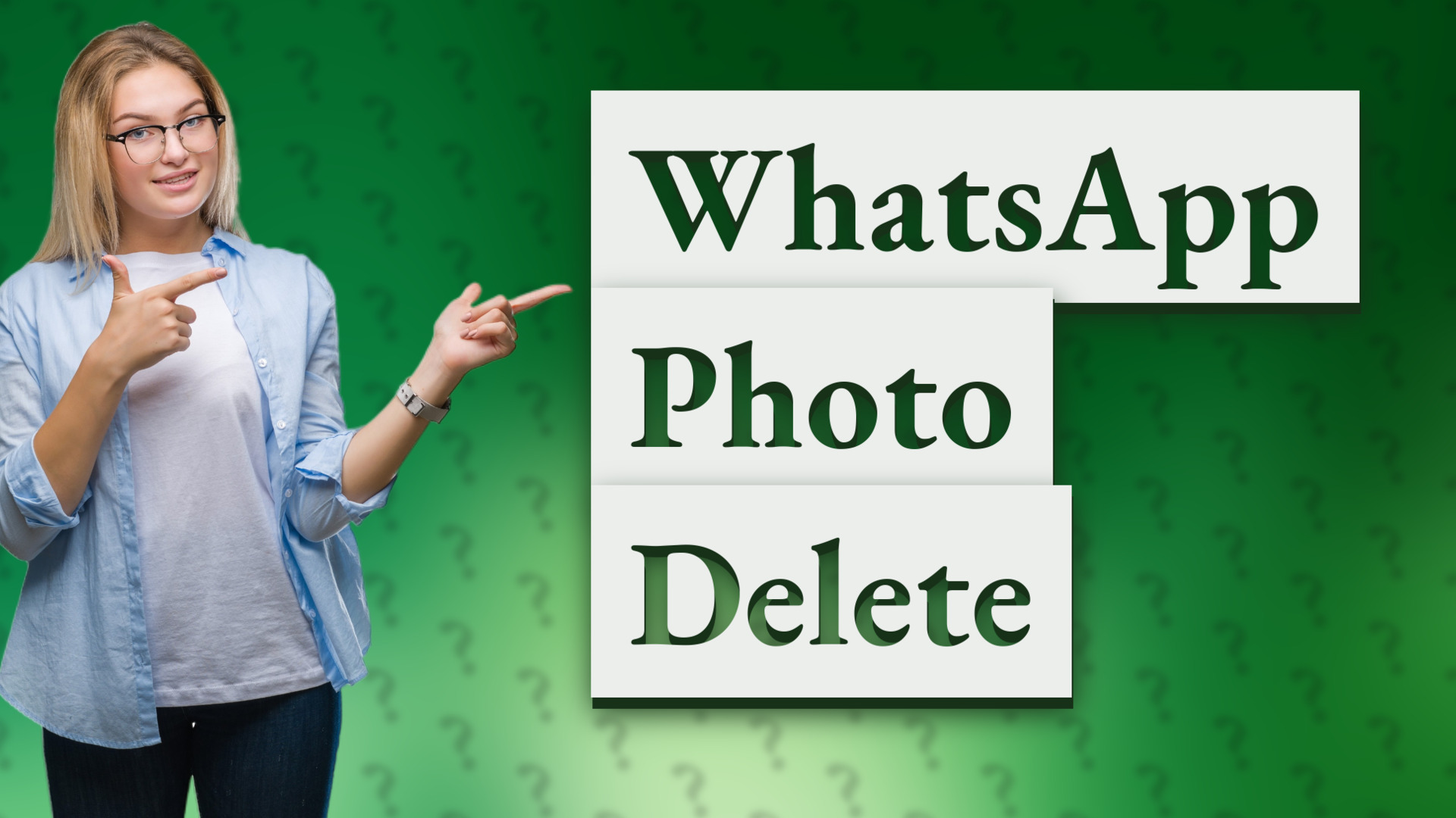 WhatsApp Photo Delete
