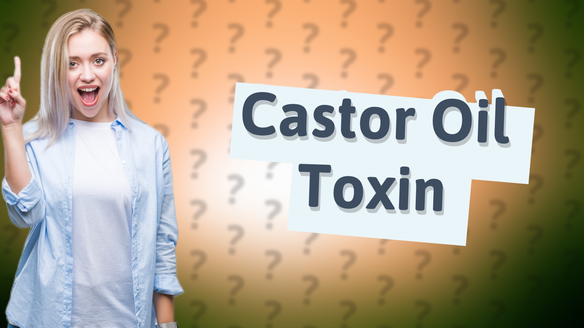 Castor Oil Toxin
