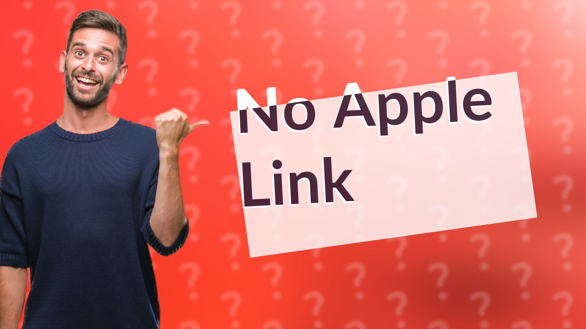 No Apple Link