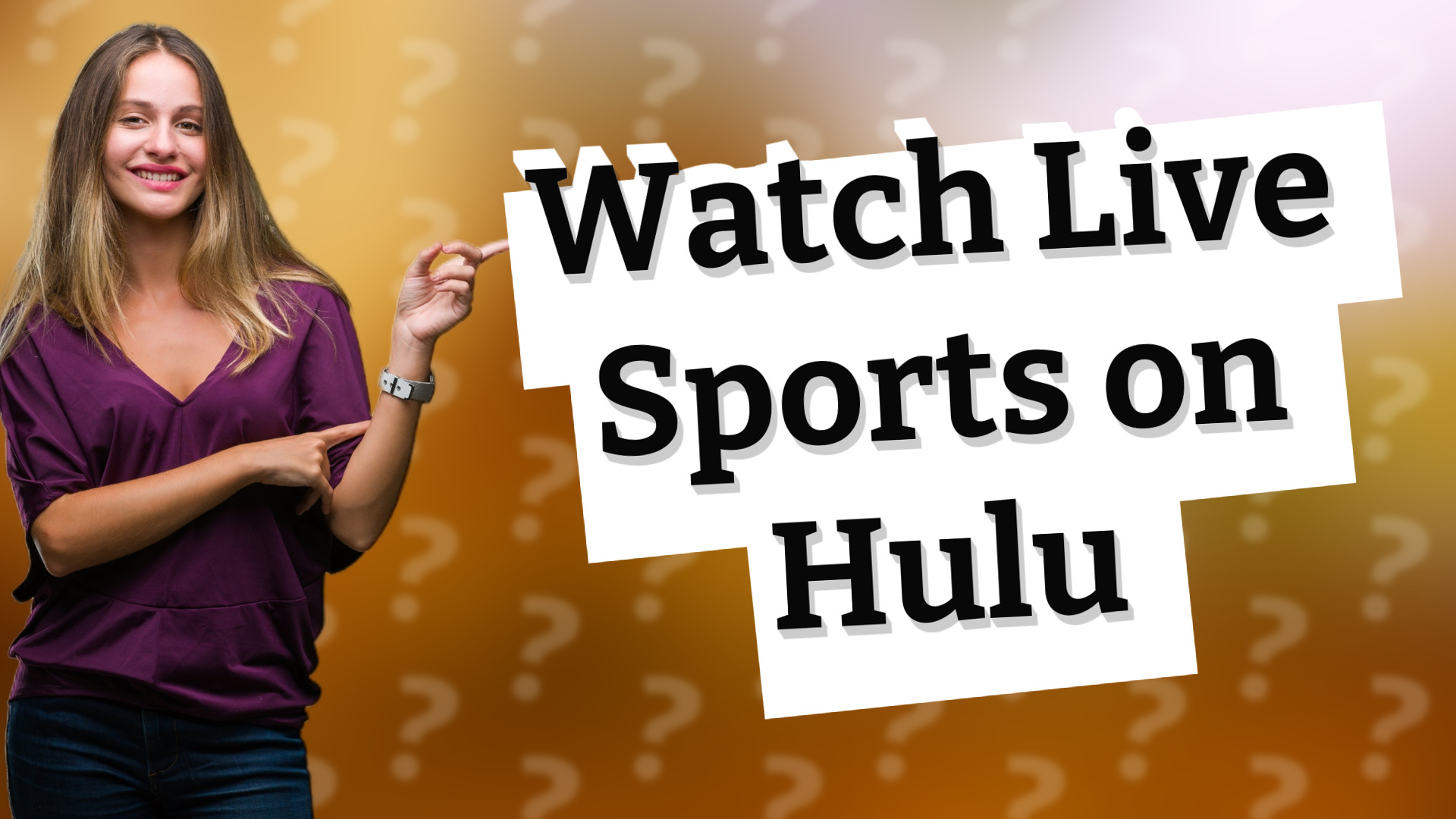 Watch Live Sports on Hulu