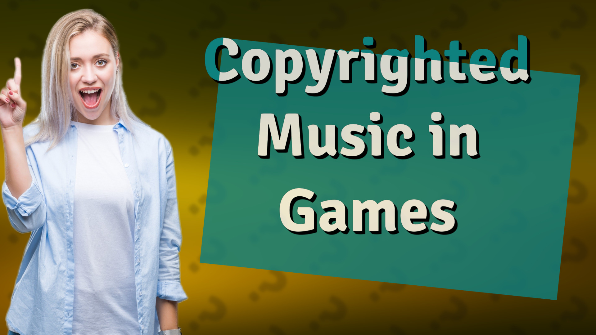 Copyrighted Music in Games