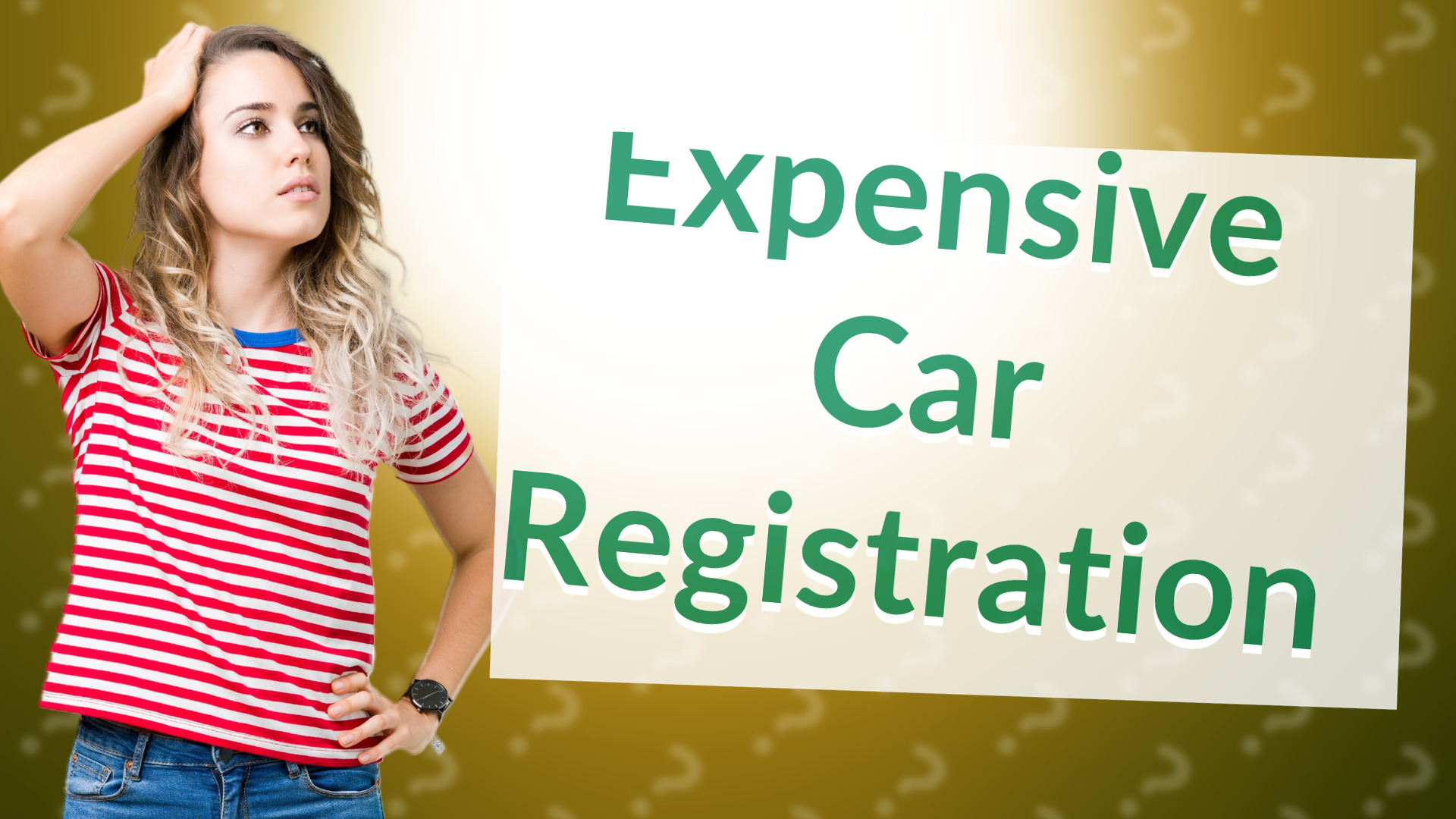 Expensive Car Registration