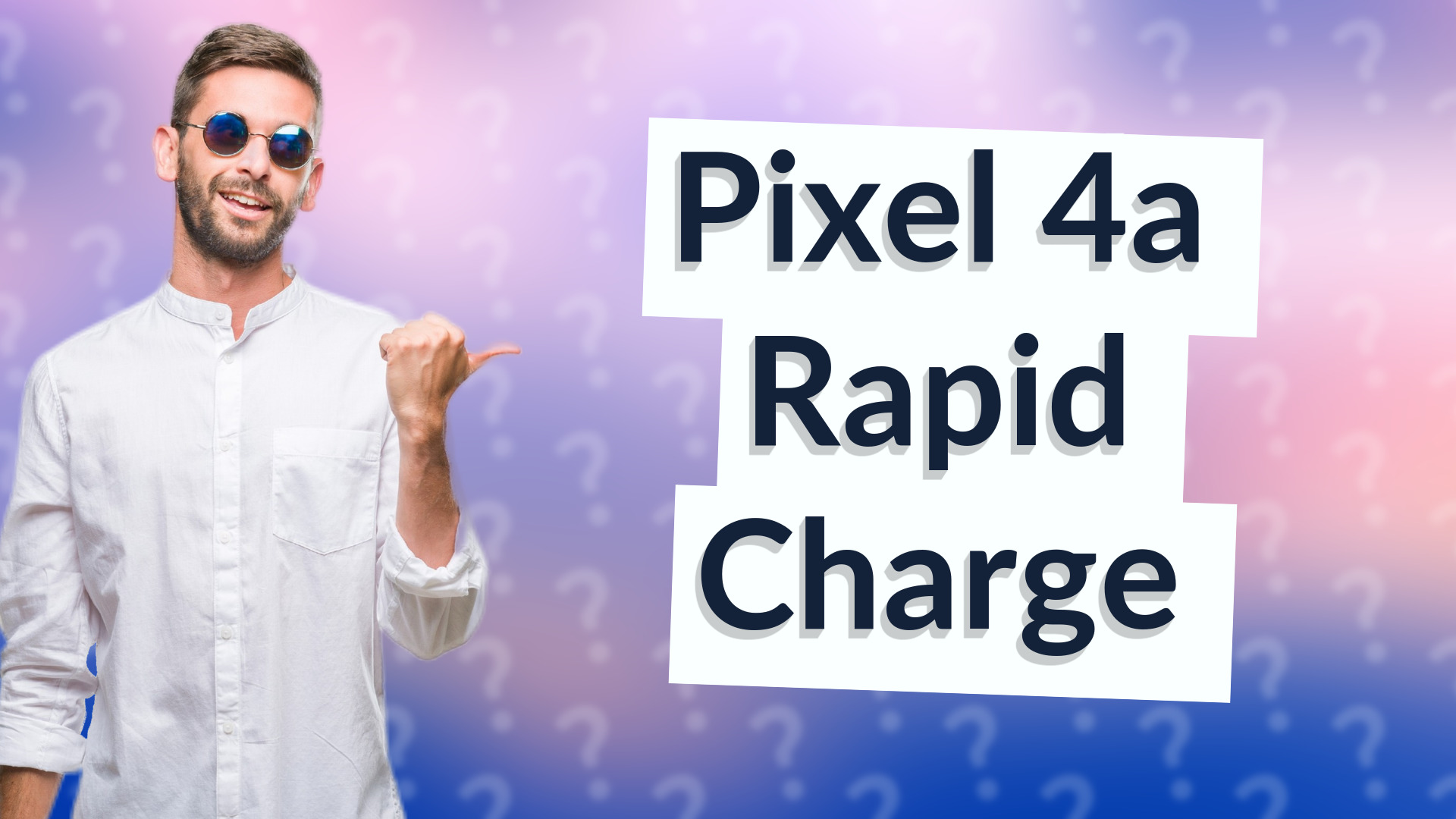 Pixel 4a Rapid Charge