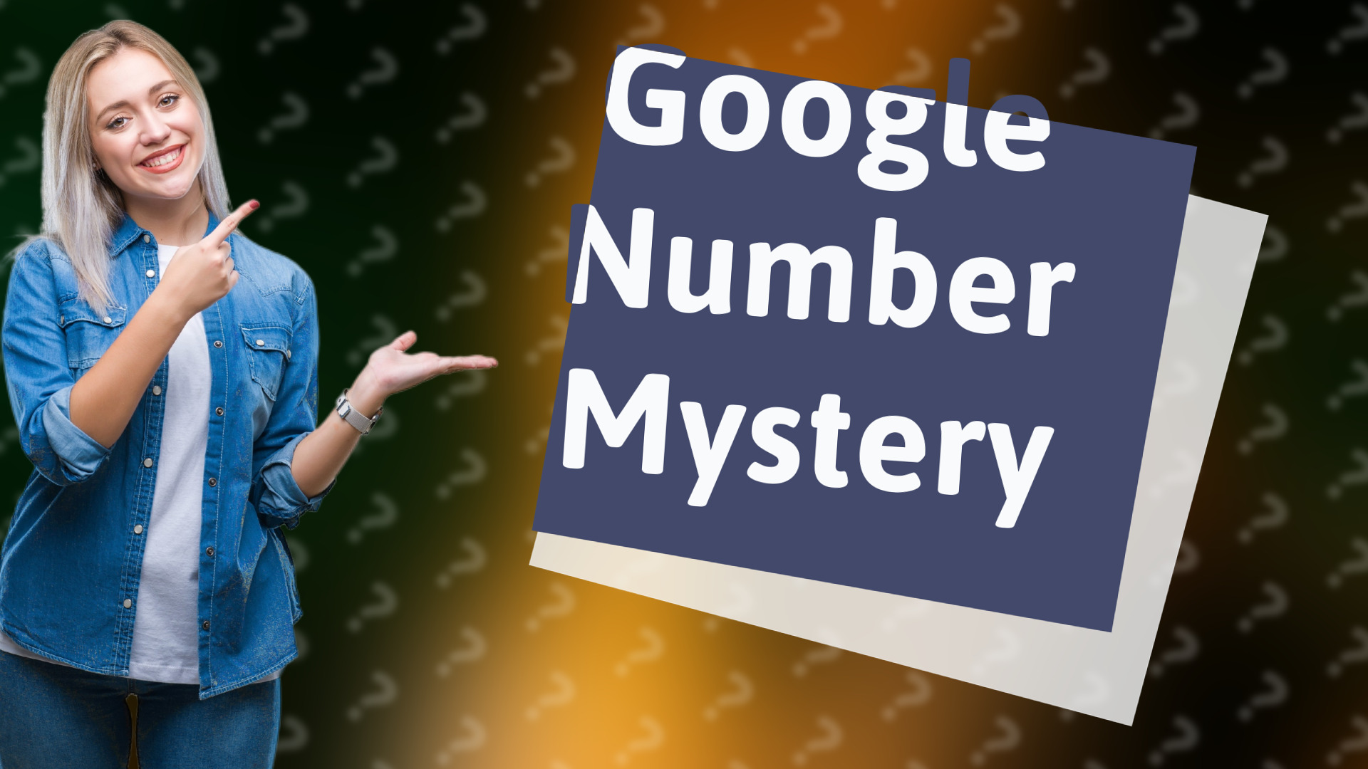 Google Number Mystery