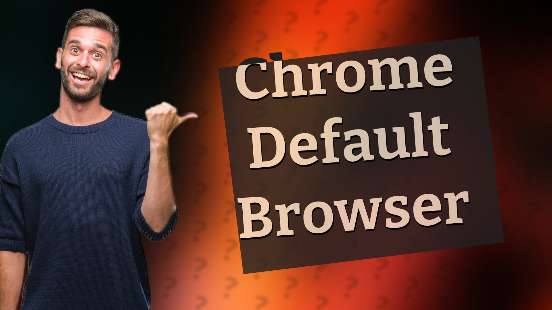 Chrome Default Browser
