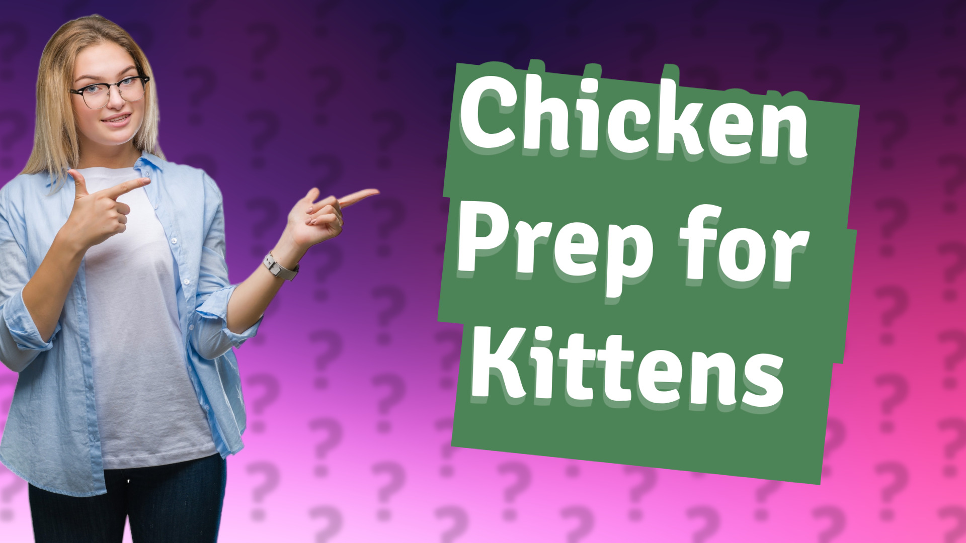 Chicken Prep for Kittens