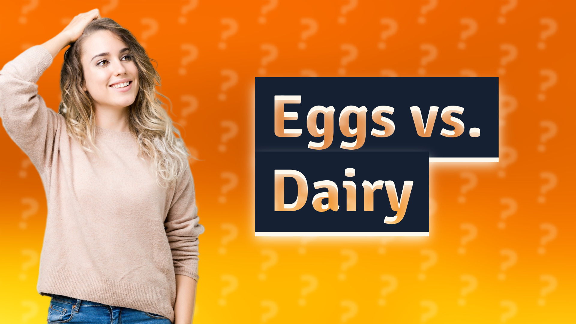Eggs vs. Dairy