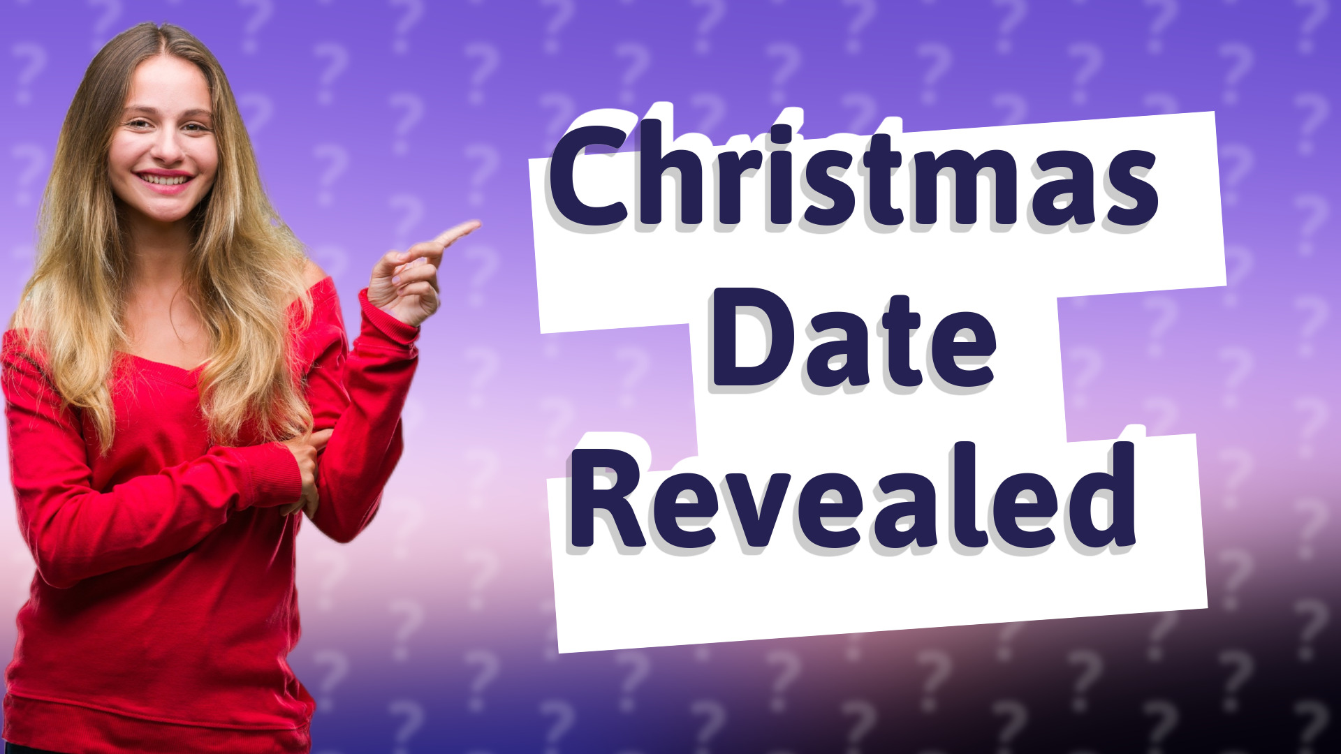 Christmas Date Revealed