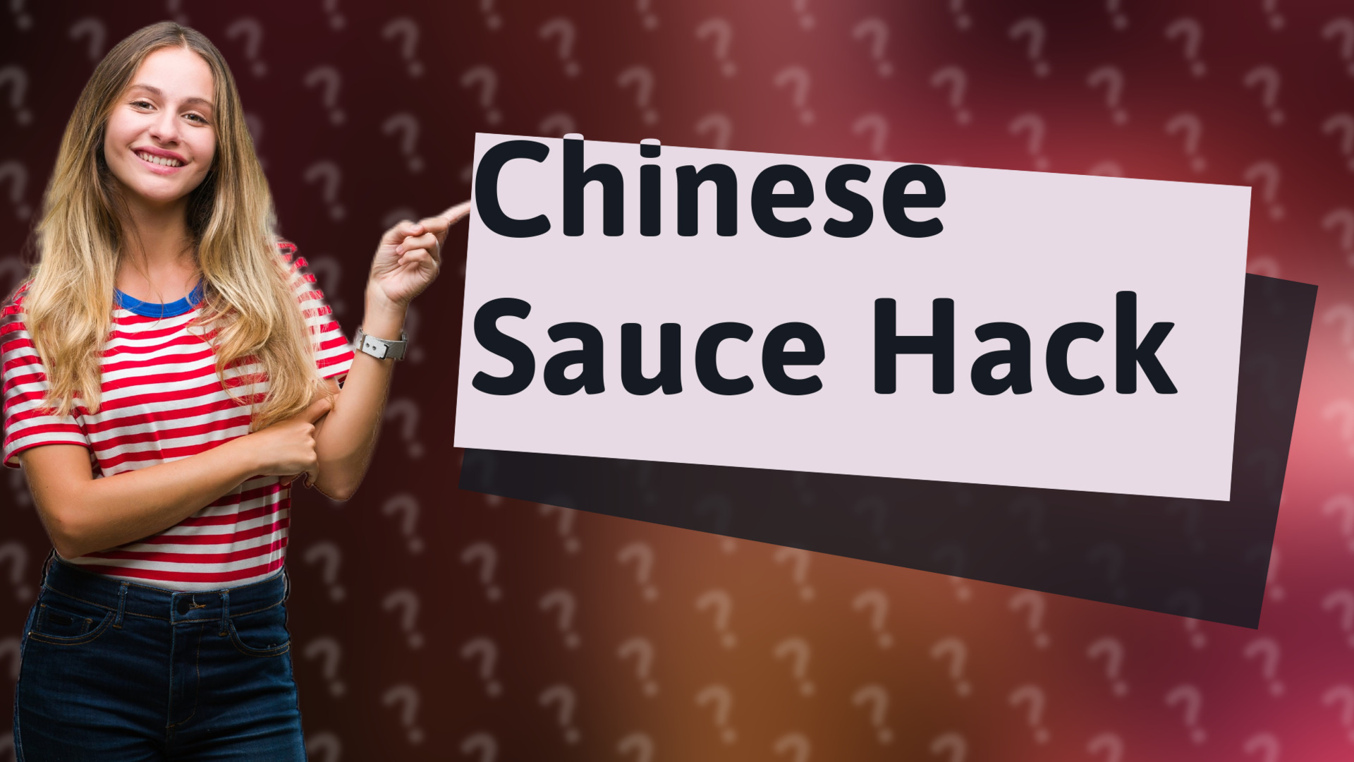 Chinese Sauce Hack
