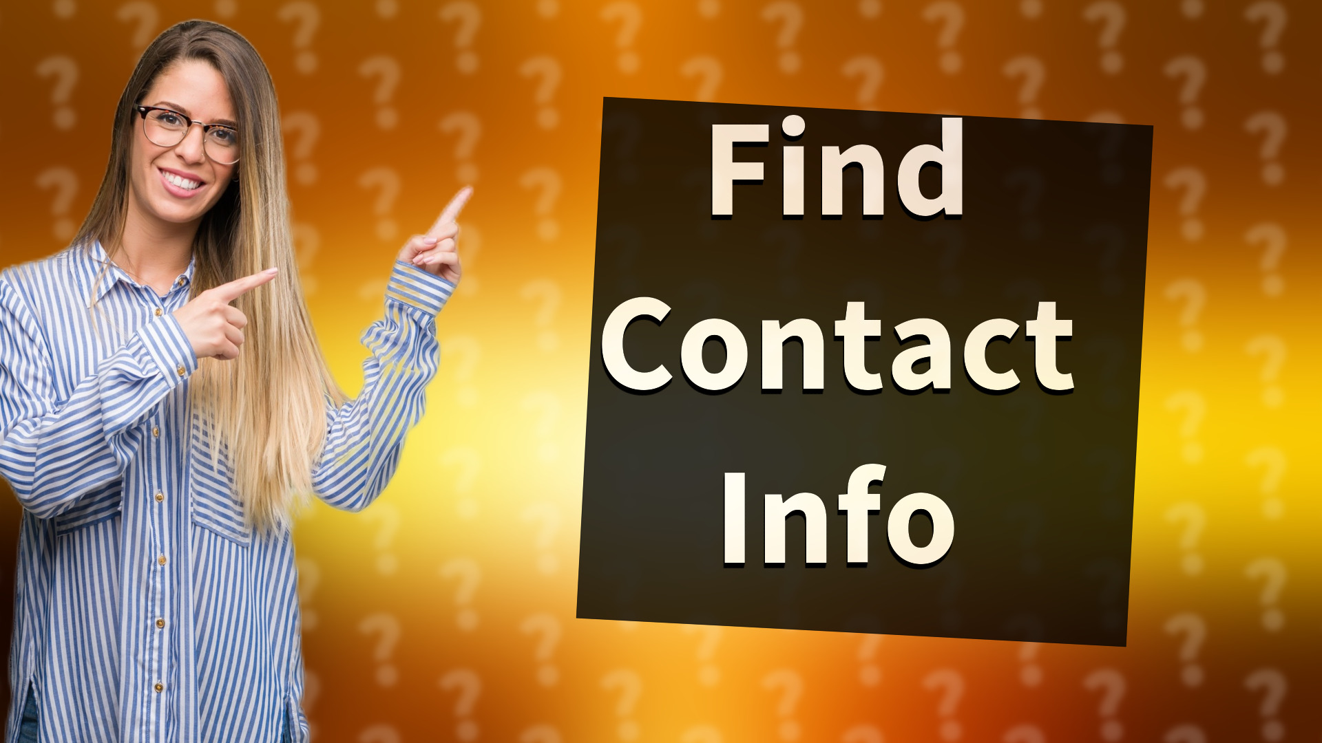 Find Contact Info