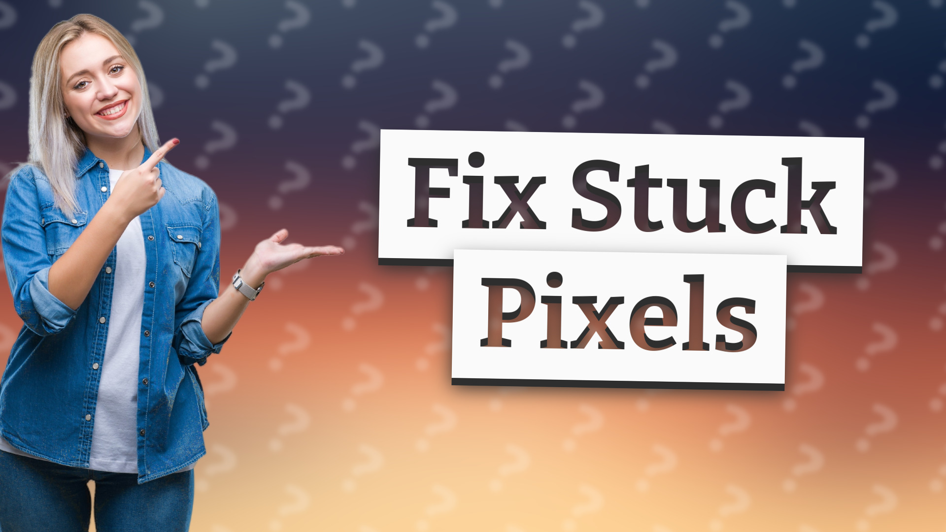 Fix Stuck Pixels