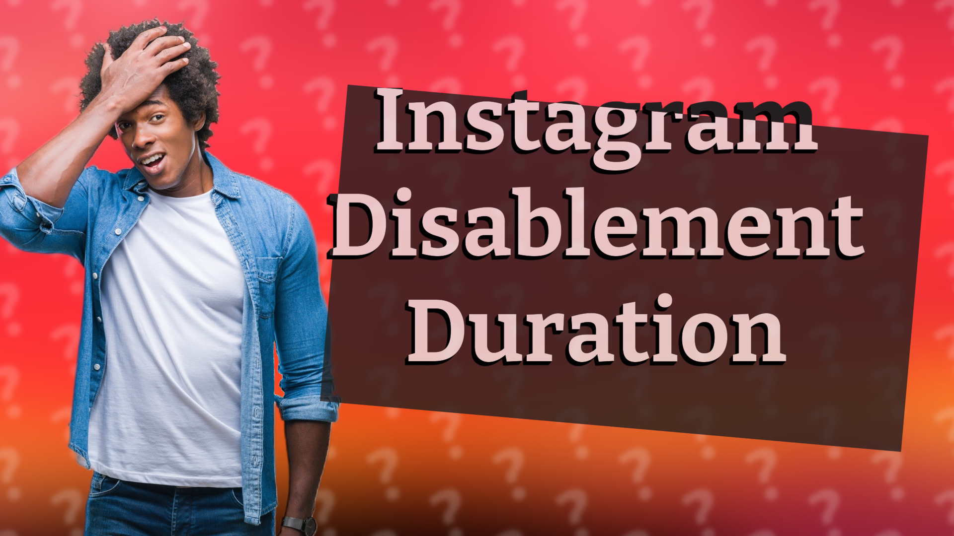 Instagram Disablement Duration