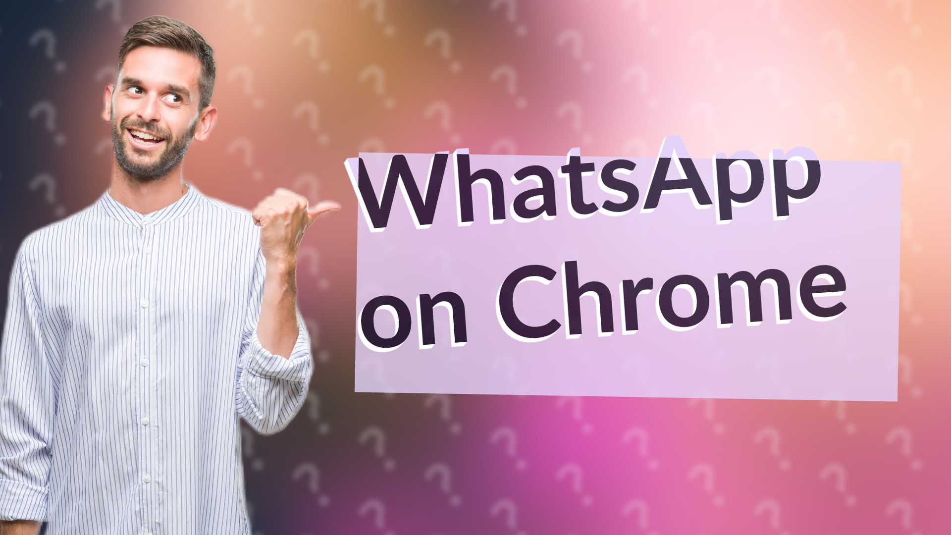 WhatsApp on Chrome