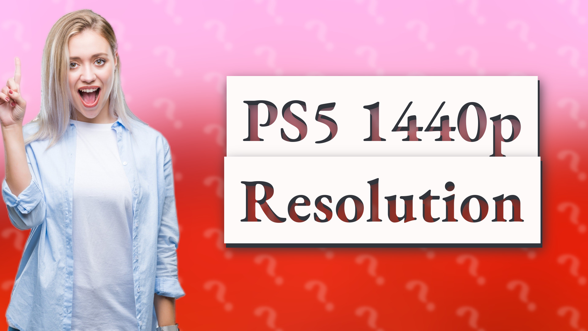 PS5 1440p Resolution