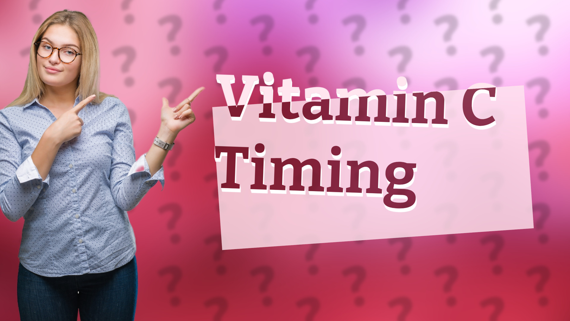 Vitamin C Timing