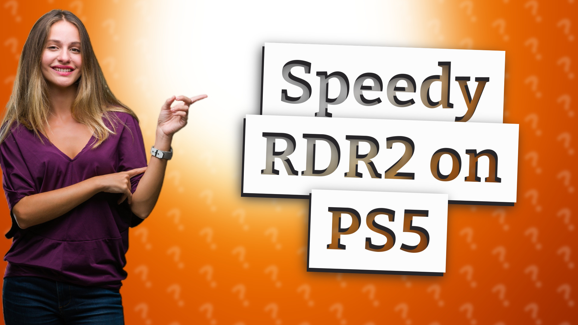 Speedy RDR2 on PS5