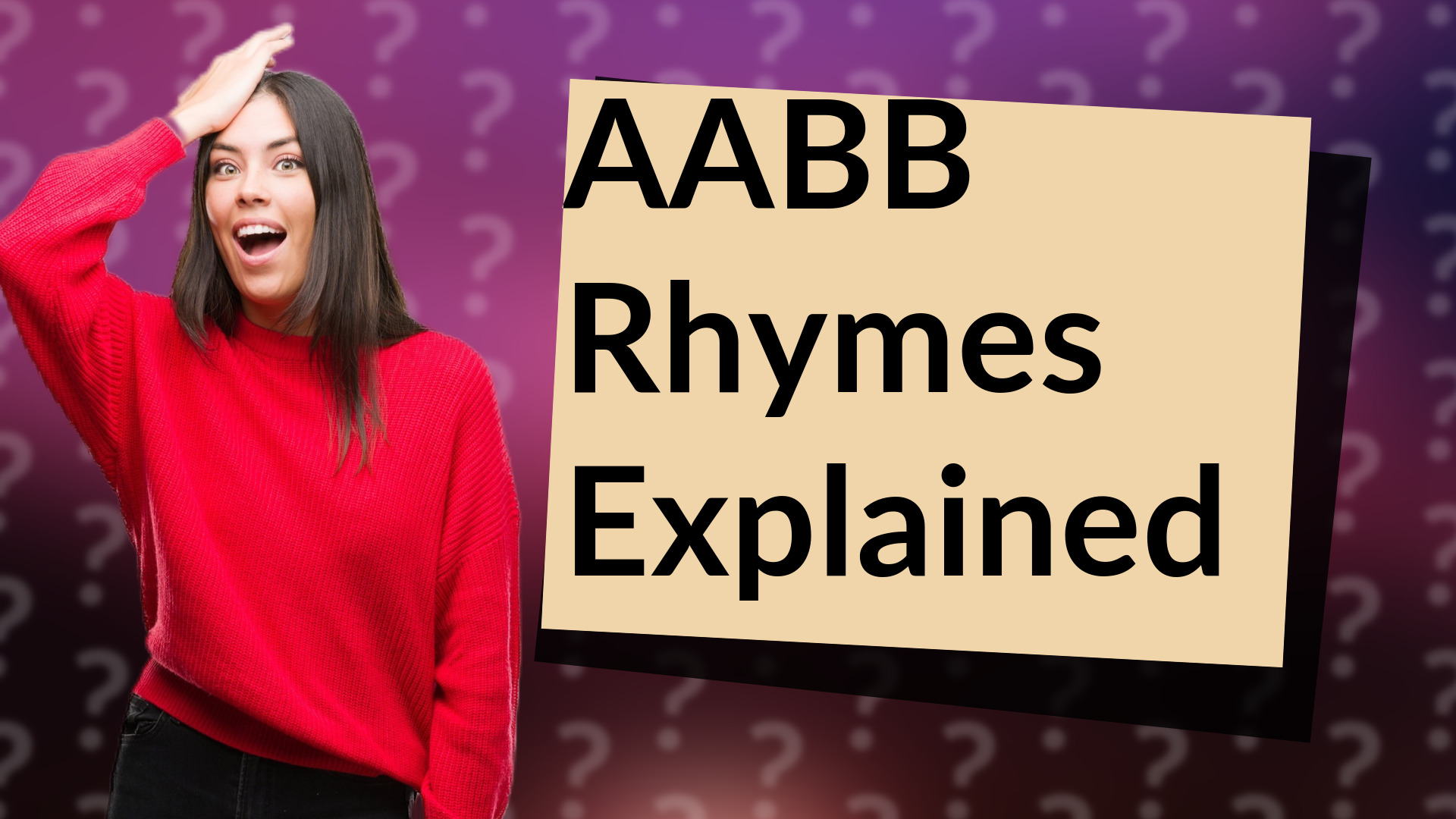 AABB Rhymes Explained
