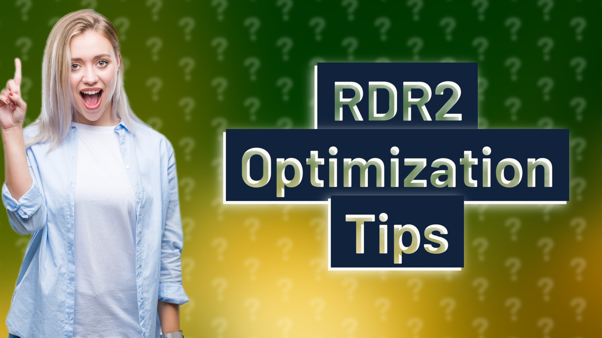 RDR2 Optimization Tips