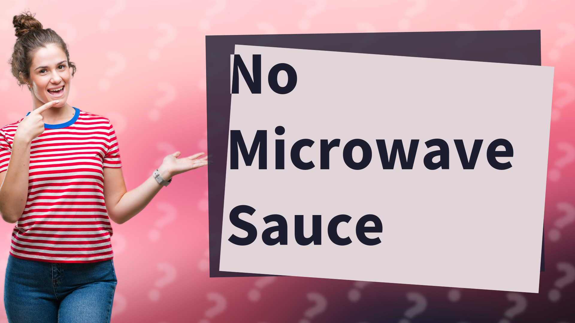 No Microwave Sauce