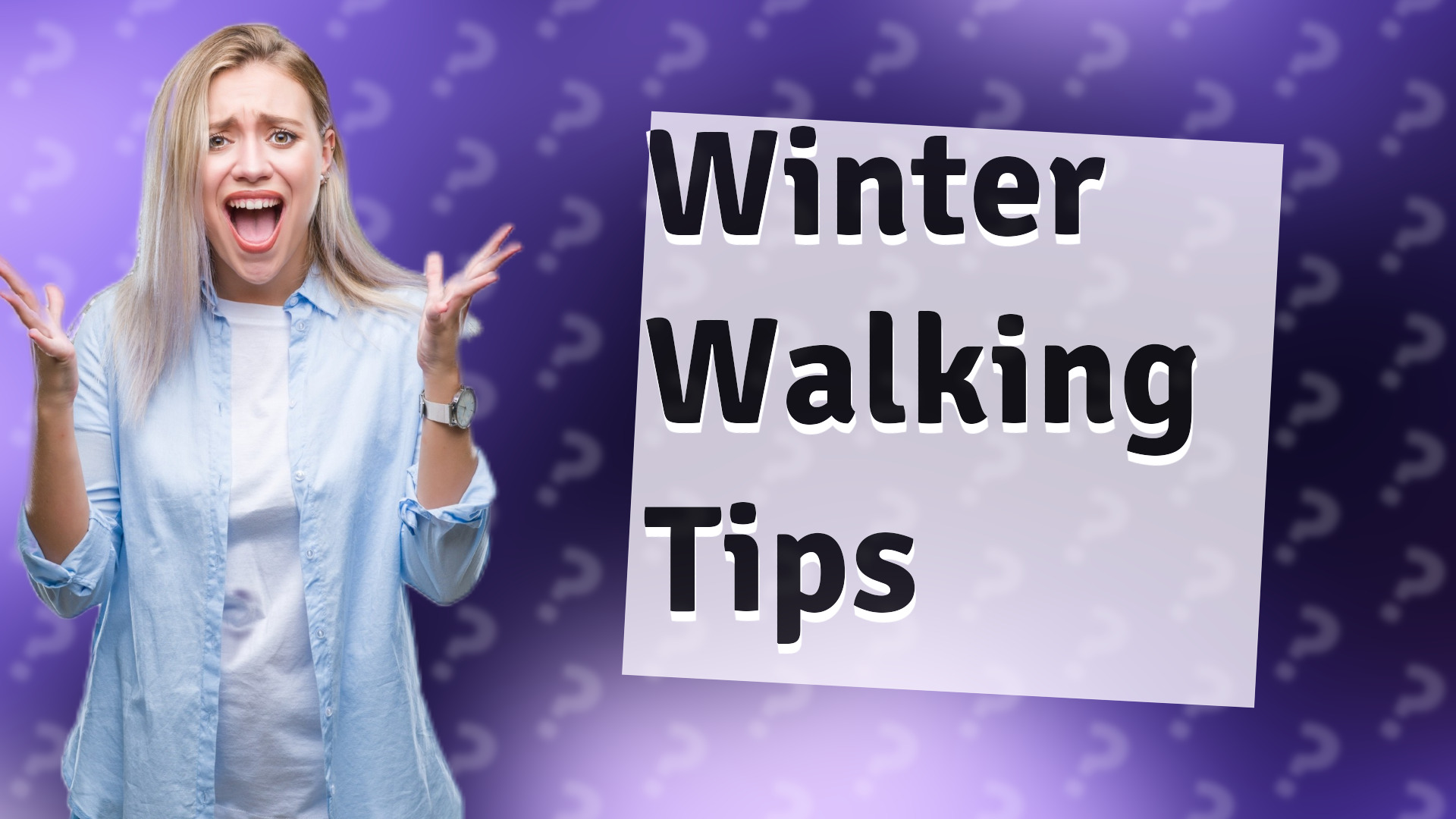 Winter Walking Tips