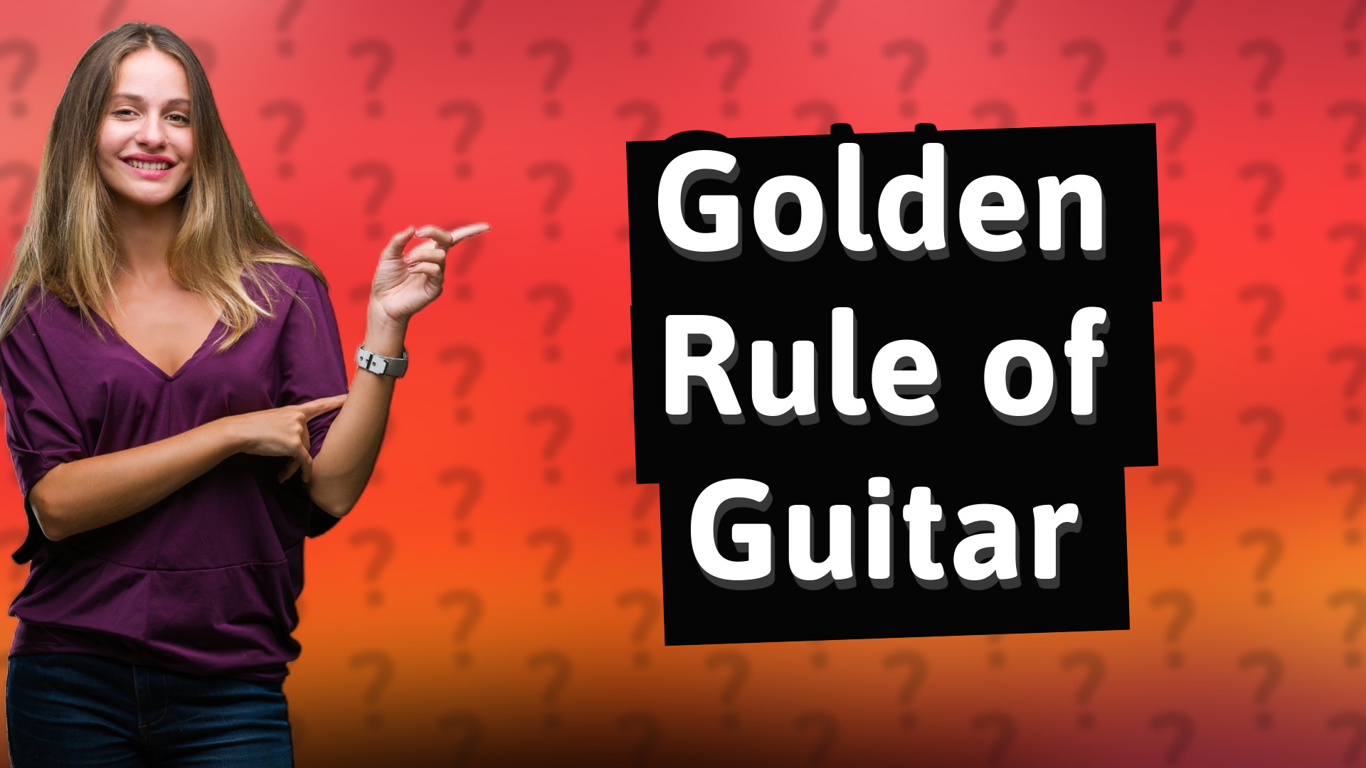 Golden Rule of Guitar
