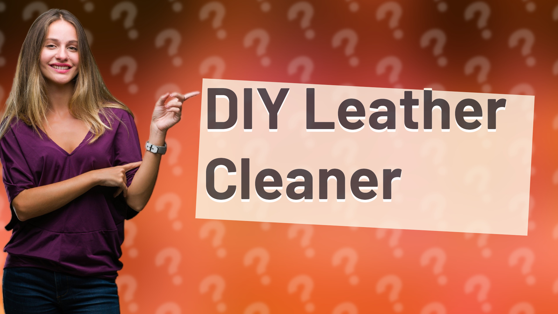 DIY Leather Cleaner