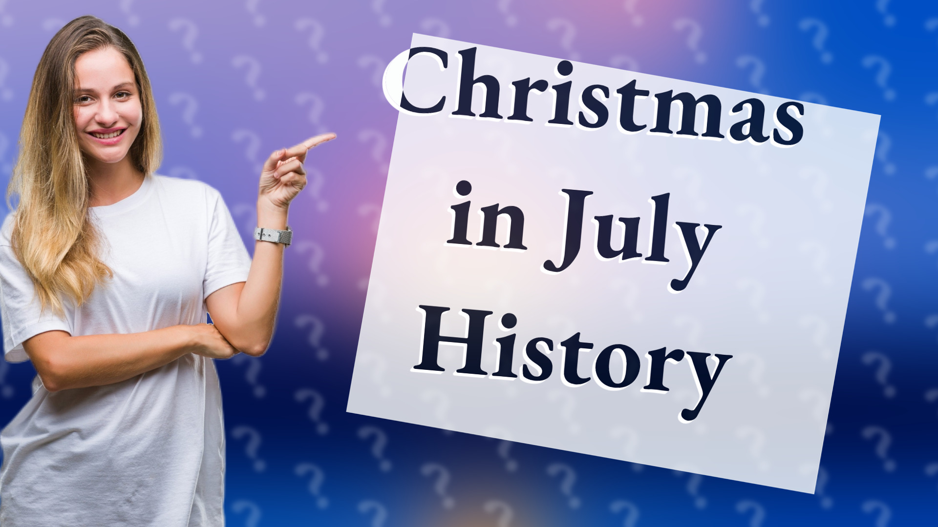 Christmas in July History