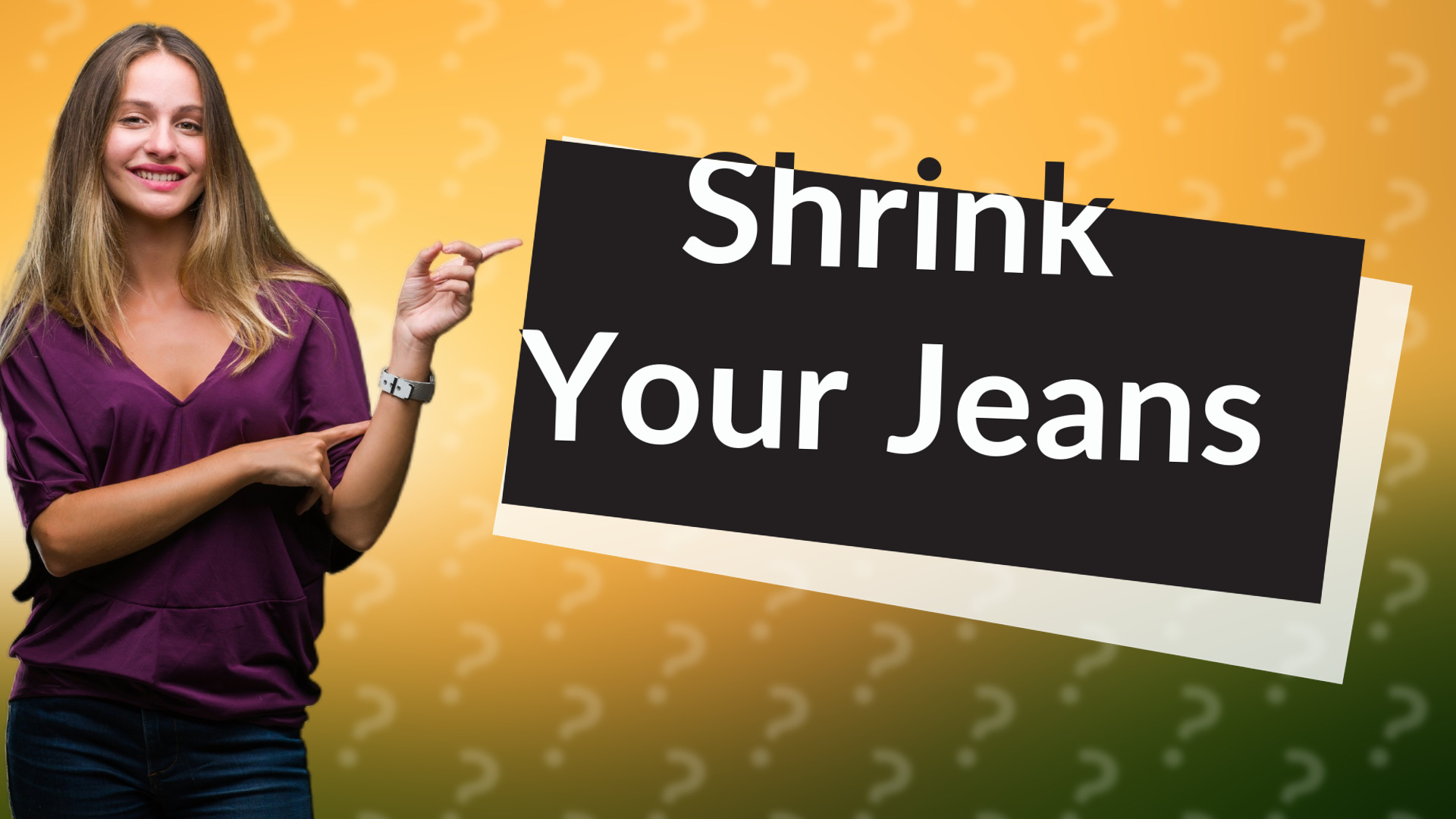 Shrink Your Jeans