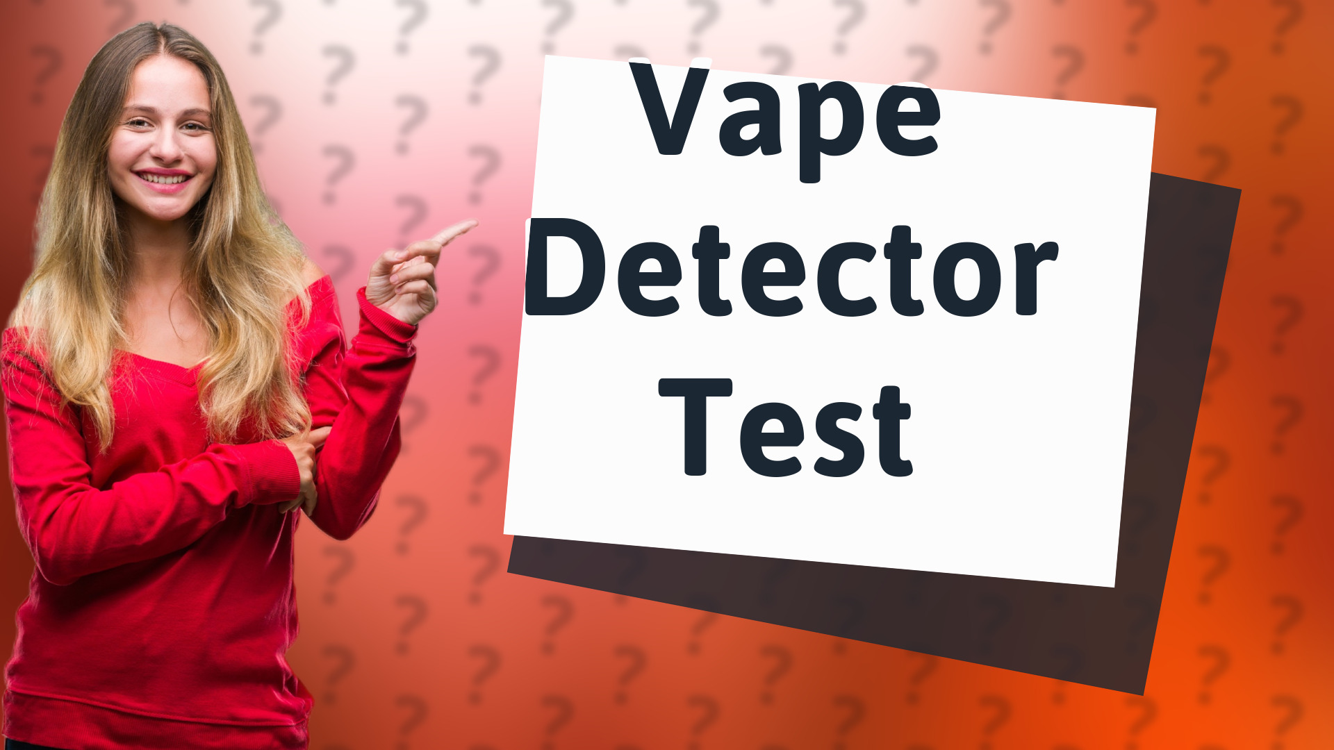 Vape Detector Test