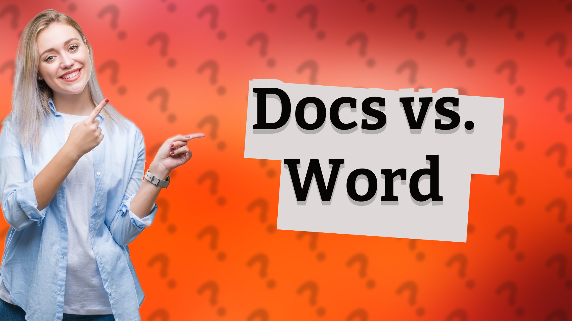 Docs vs. Word