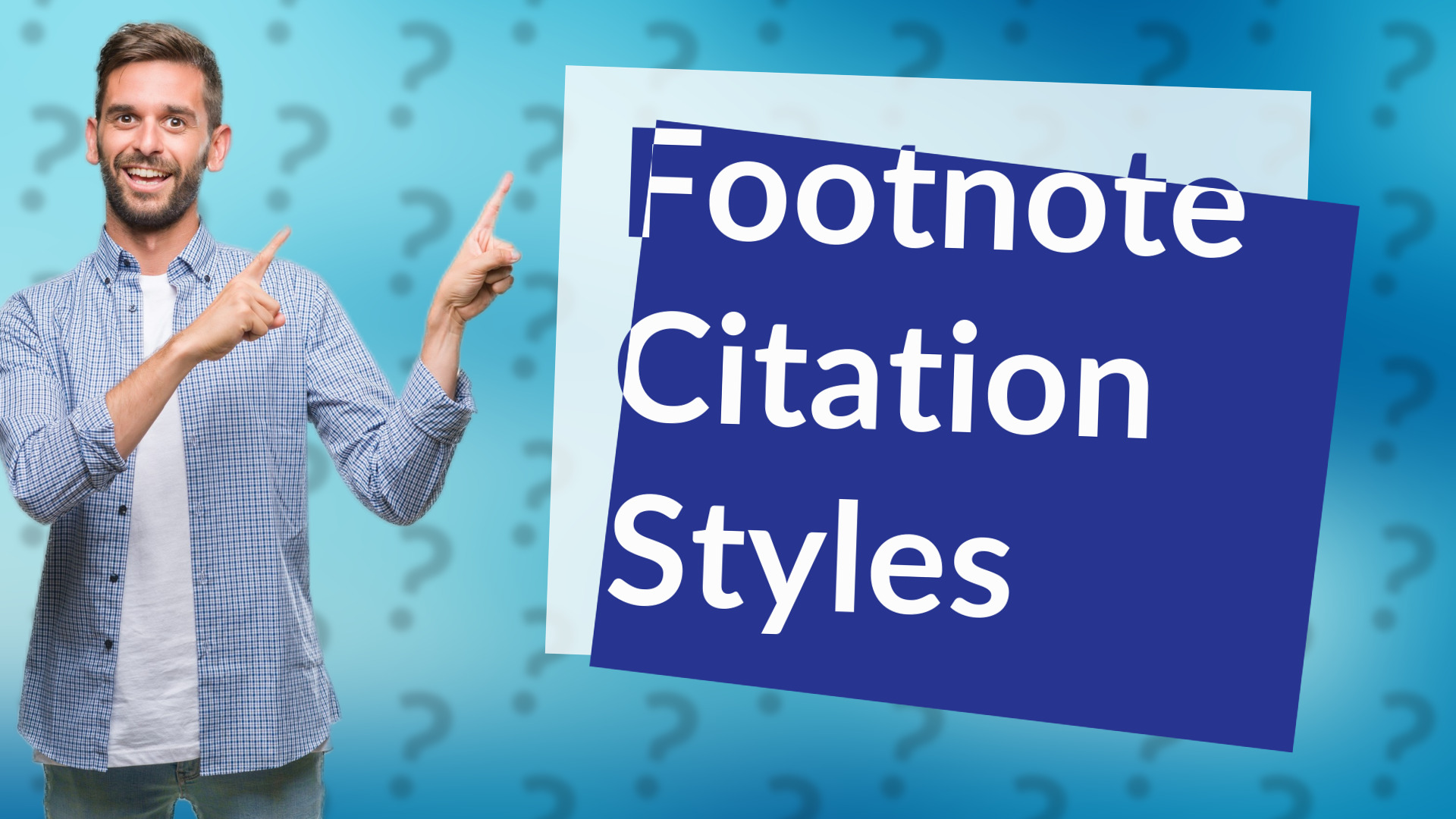 Footnote Citation Styles