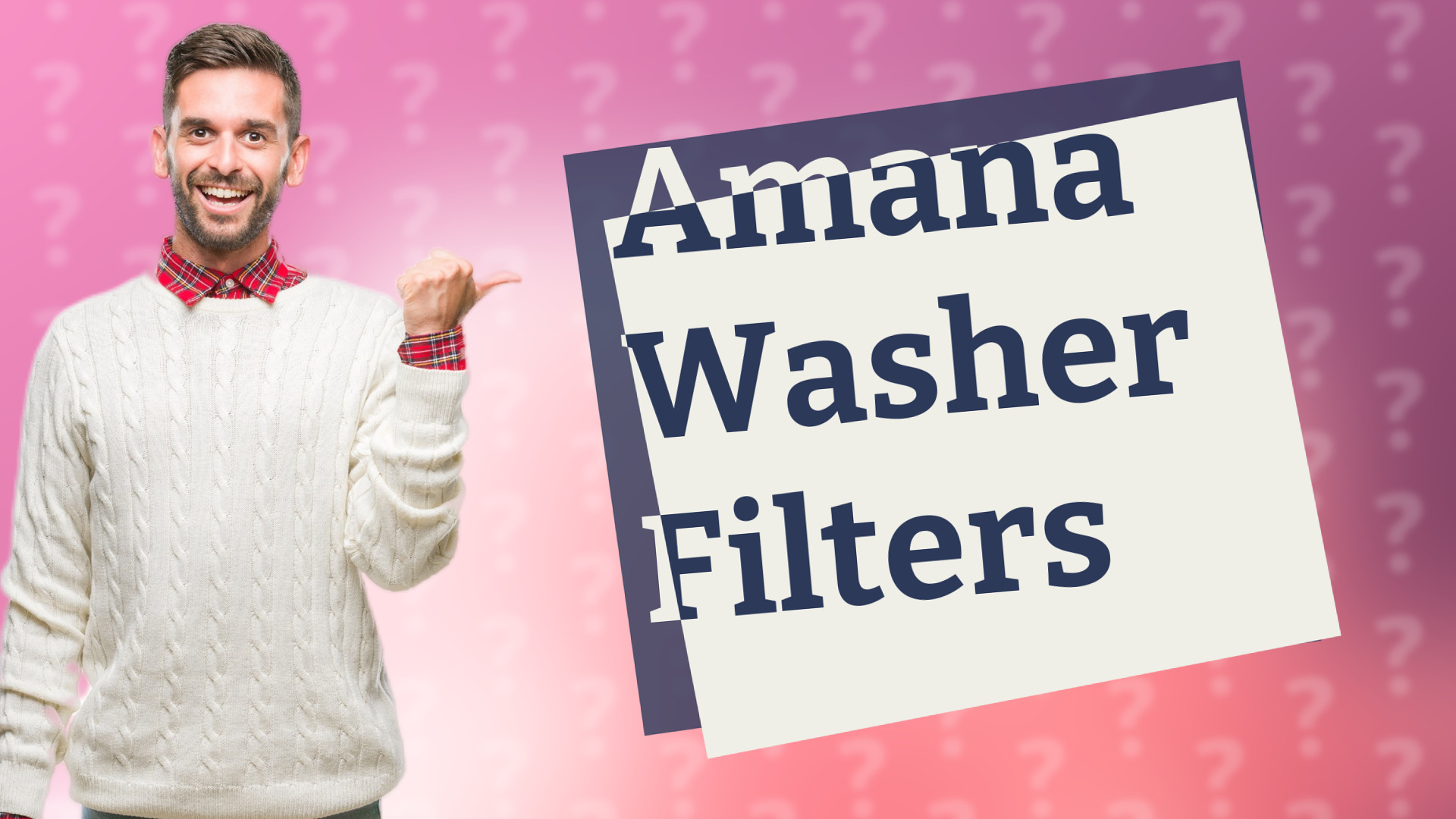 Amana Washer Filters